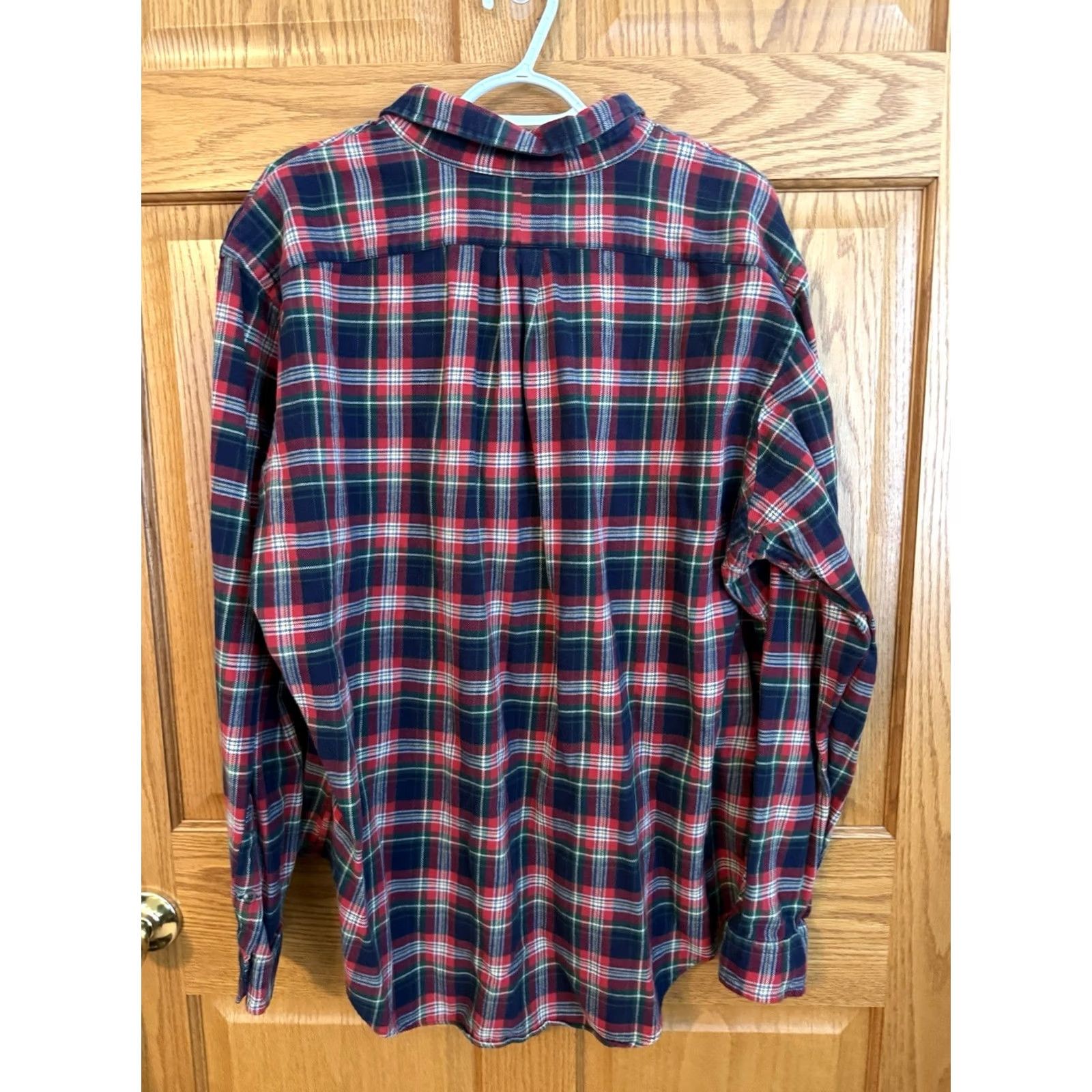 Ralph Lauren Ralph Lauren Classic Fit Flannel Shirt Mens XXL Green Plaid Button-Down Collared Button-Up 100% Cotton Vintage: No Size US XXL / EU 58 / 5 - 2 Thumbnail