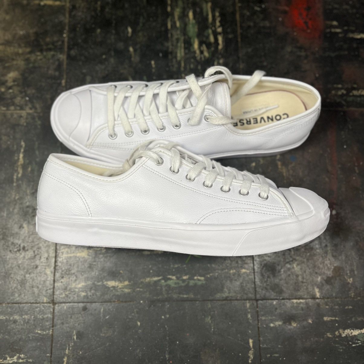 Converse Jack Purcell Low "white" Leather Size 11 (164225C) Shoes, Men's