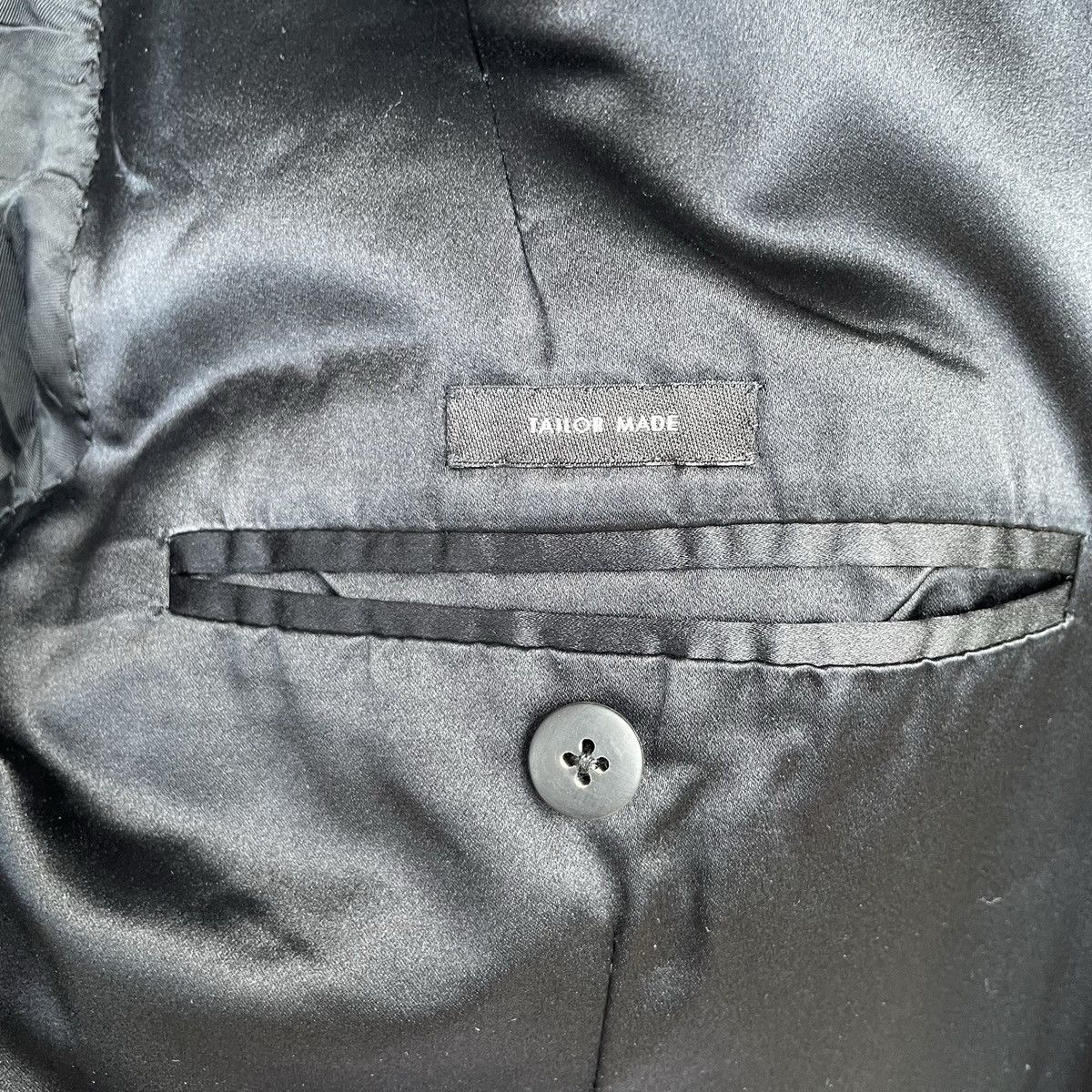 Jil Sander Jil Sander Black Tuxedo Suit Blazer Trousers Pants Size 46S - 19 Thumbnail