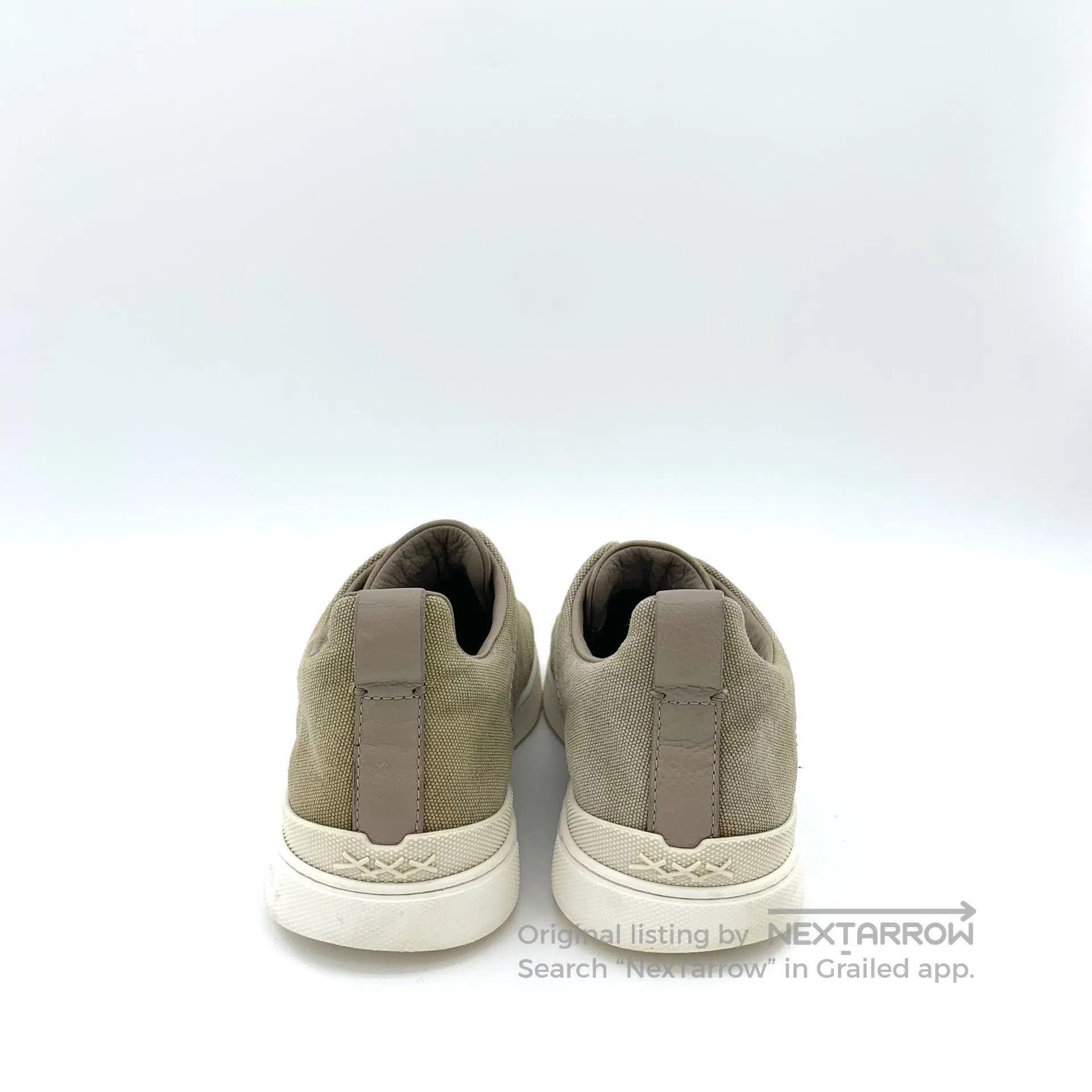 Ermenegildo Zegna Zegna Light brown slip-on flat casual single shoes| Size US 10 / EU 43 - 4 Thumbnail