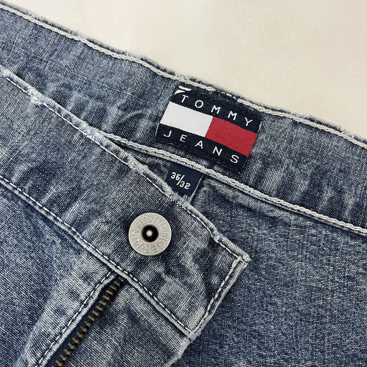 Tommy Hilfiger Carpenter Baggy Jeans Tommy Hilfiger Blue Washed Denim Size US 36 / EU 52 - 9 Thumbnail