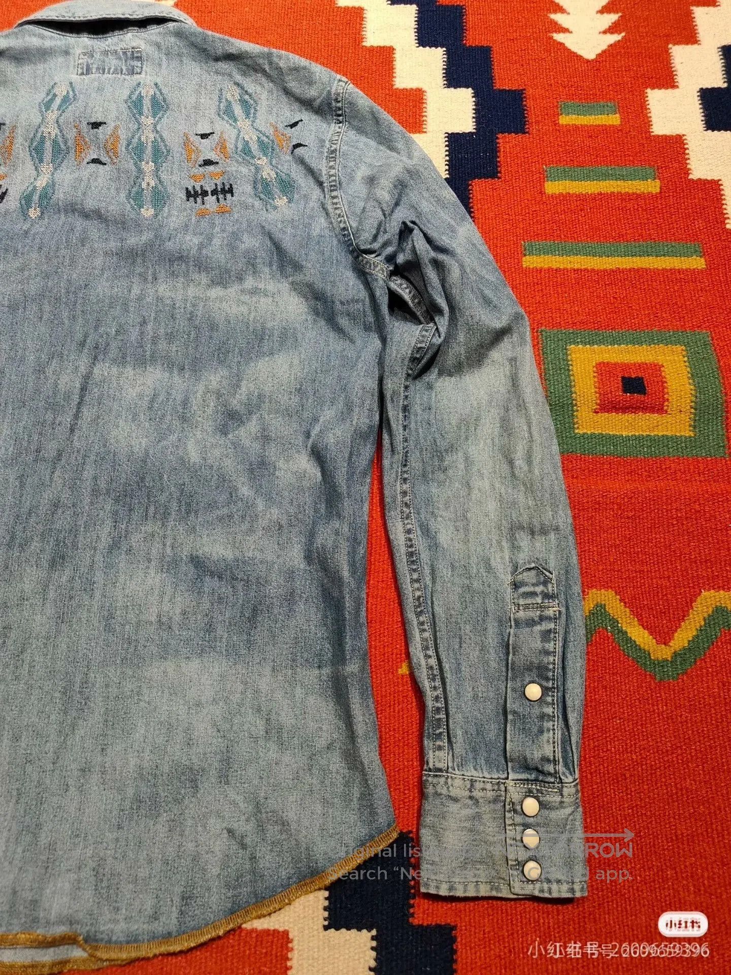 RRL Ralph Lauren Ralph Lauren RRL Vintage Denim Shirt. Size US M / EU 48-50 / 2 - 9 Thumbnail