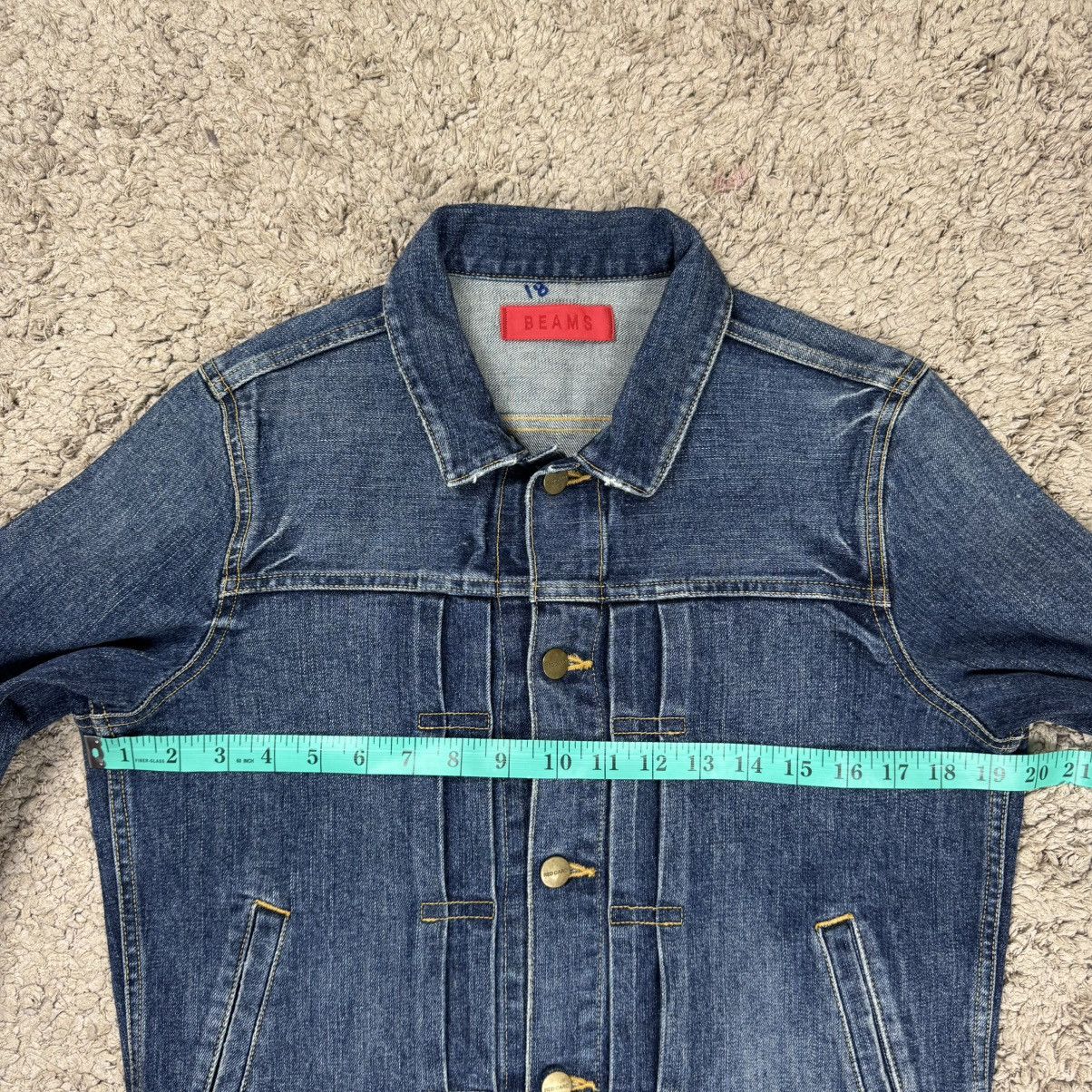Japanese Brand Beams Red Card Denim Jacket Size M / US 6-8 / IT 42-44 - 11 Thumbnail