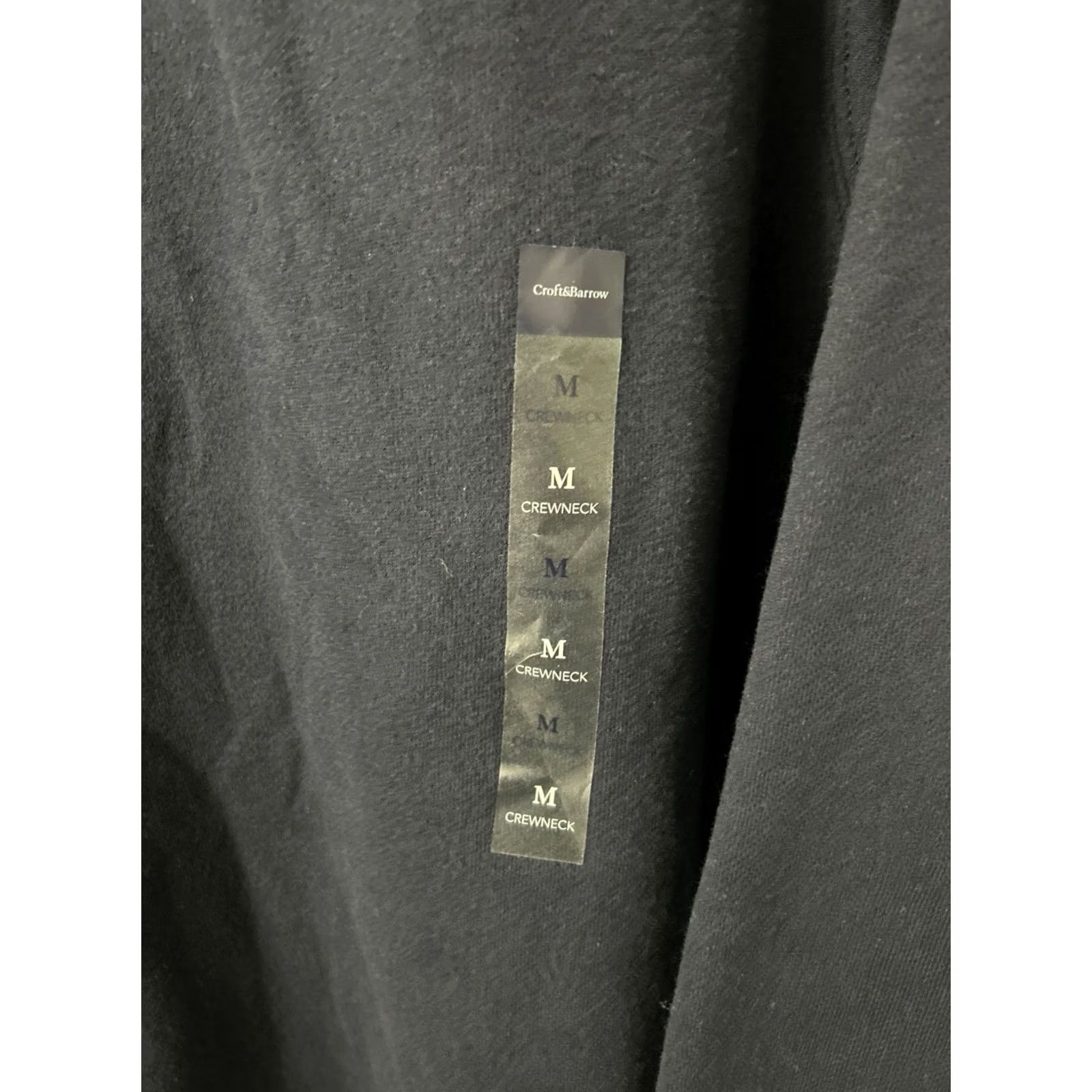 Croft & Barrow Croft & Barrow Crewneck Mens Medium Navy Blue Pullover Sweatshirt L/S NWT Size US M / EU 48-50 / 2 - 5 Thumbnail