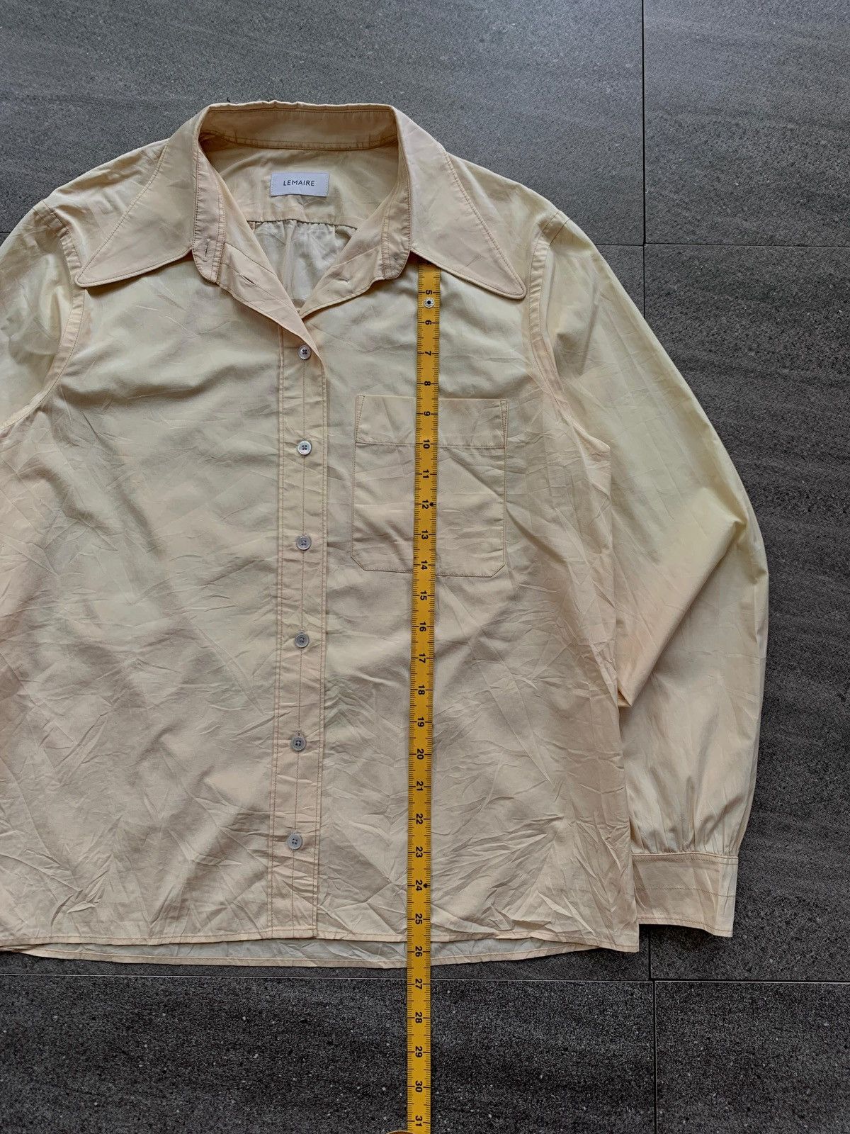 Lemaire FREE TAX! Pointed Collar Shirt Size US S / EU 44-46 / 1 - 11 Thumbnail