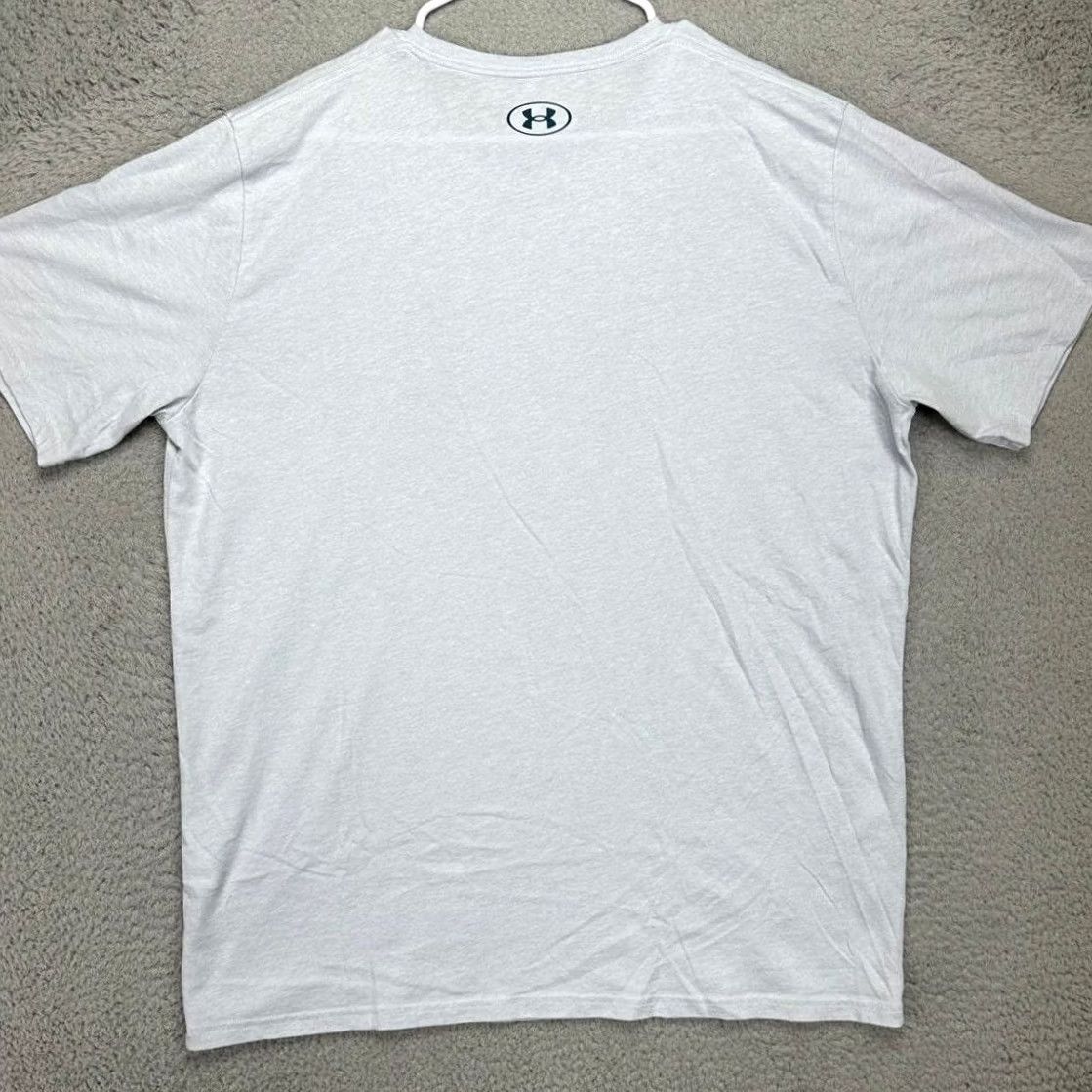 Under Armour Under Armour Loose Mens 2XL T-Shirt Grey Heather Graphic Print Tee Authnetic EUC Size US XXL / EU 58 / 5 - 2 Thumbnail