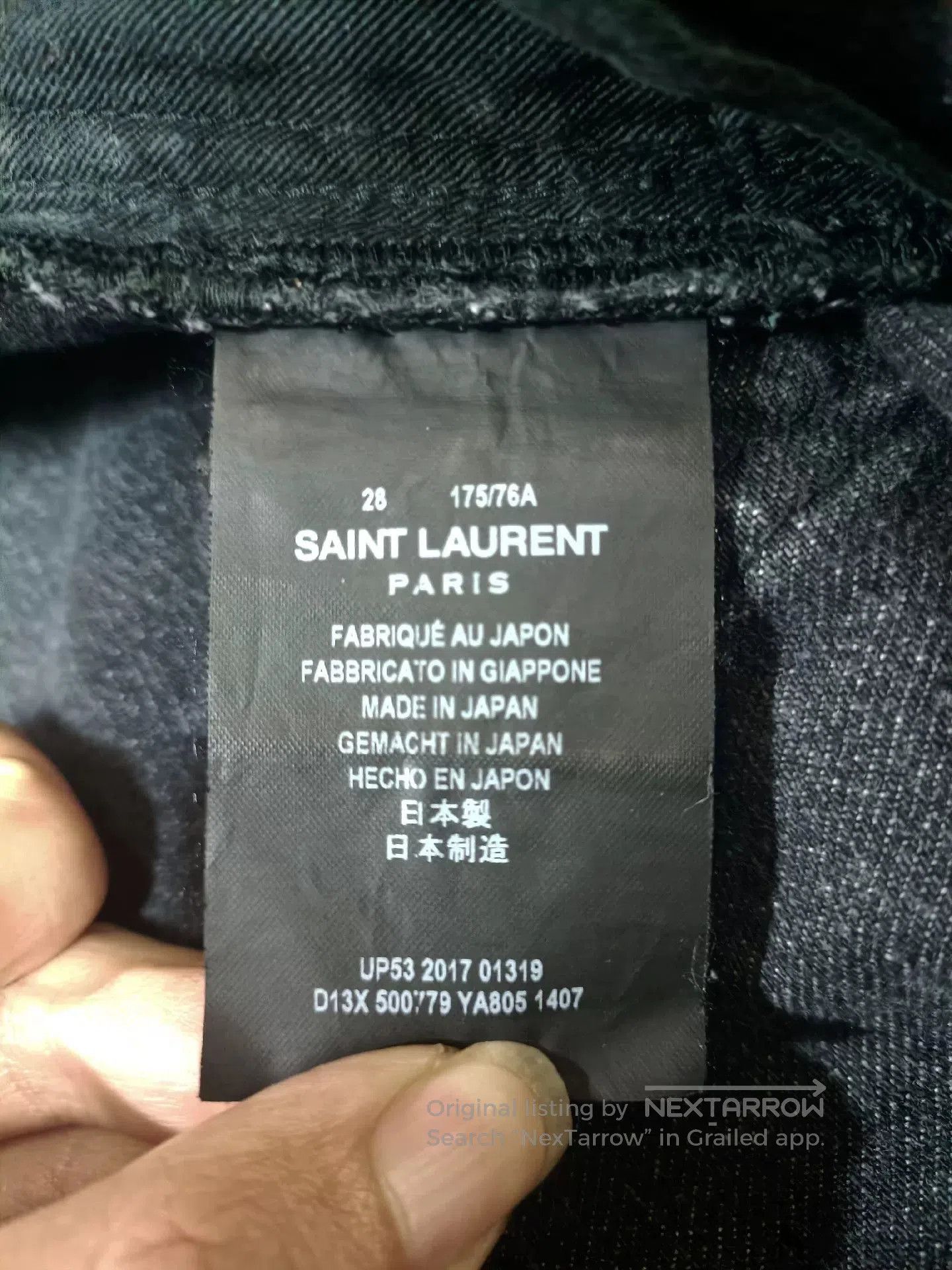 Saint Laurent Paris Saint Laurent SLP YSL Jeans Size 28. Size US 28 / EU 44 - 9 Thumbnail