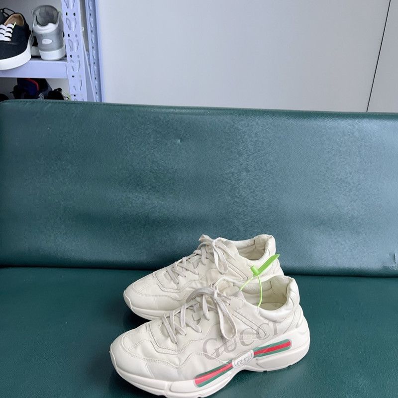 Gucci Gucci Rhyton Logo Low-Top Dad Sneakers - Size US 10.5 / EU 43-44 - 2 Thumbnail