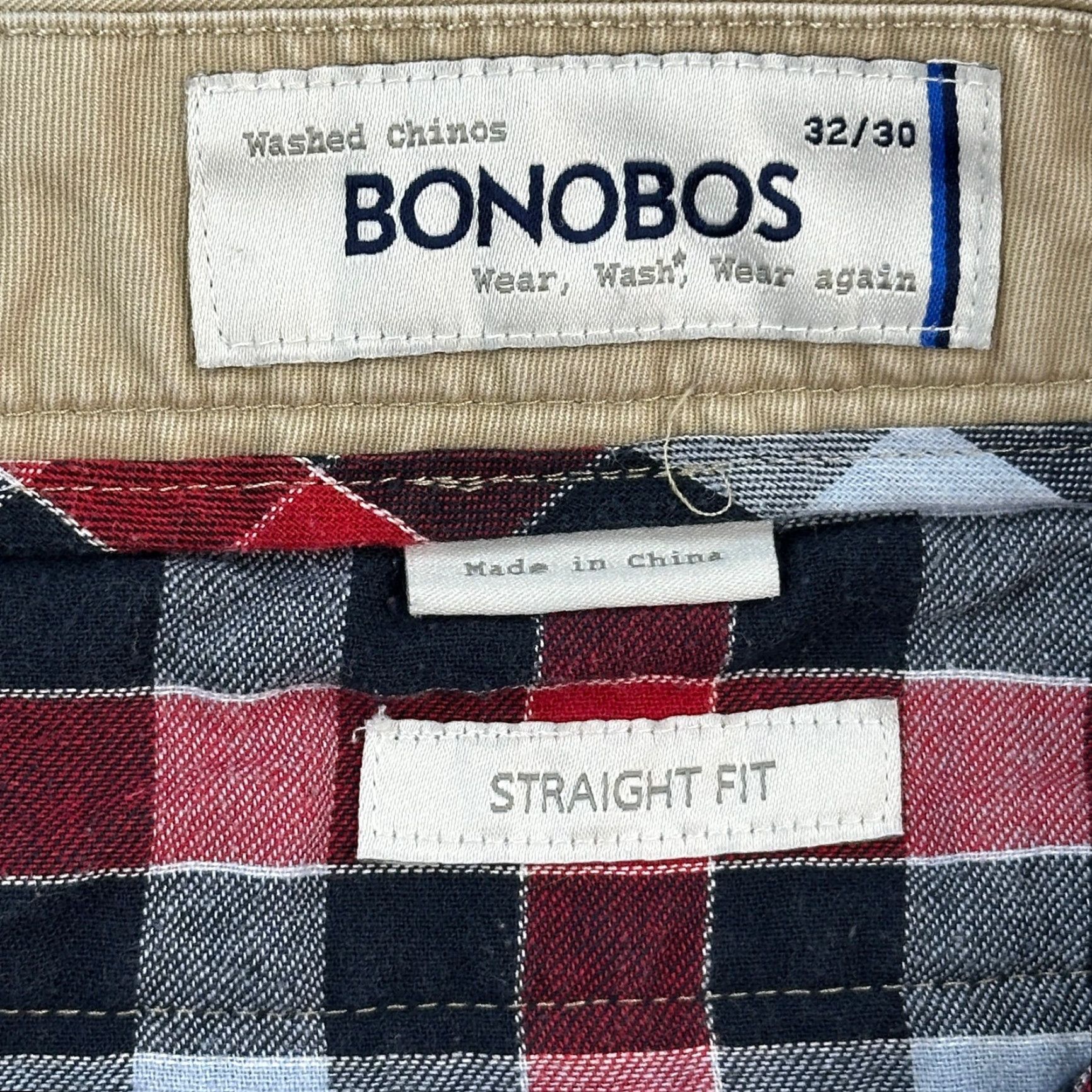 Bonobos Bonobos Pants Mens 32x30 Khaki Washed Chino Straight Everyday Casual Shirt Pants Size US 32 / EU 48 - 7 Thumbnail