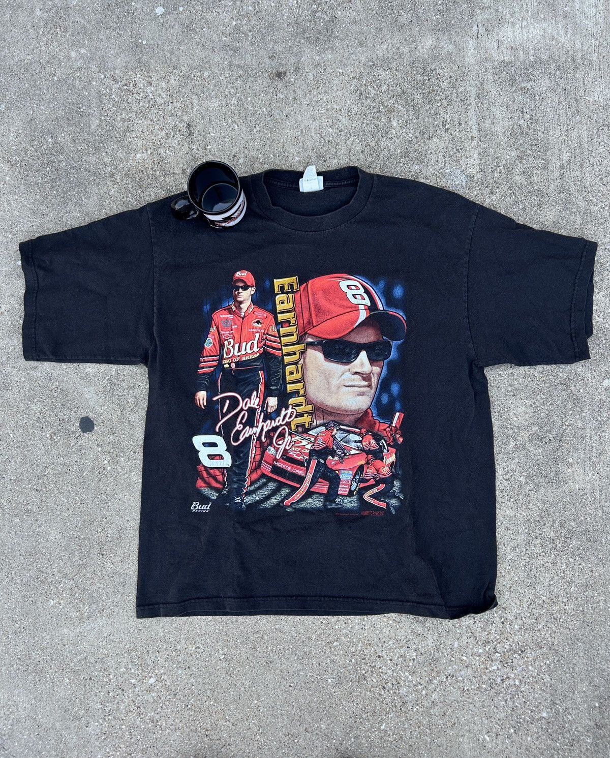 Chase Authentics × Vintage Vintage Dale Earnhardt #8 Bud Racing Graphic Tee w/ Mug Size US XL / EU 56 / 4 - 1 Thumbnail