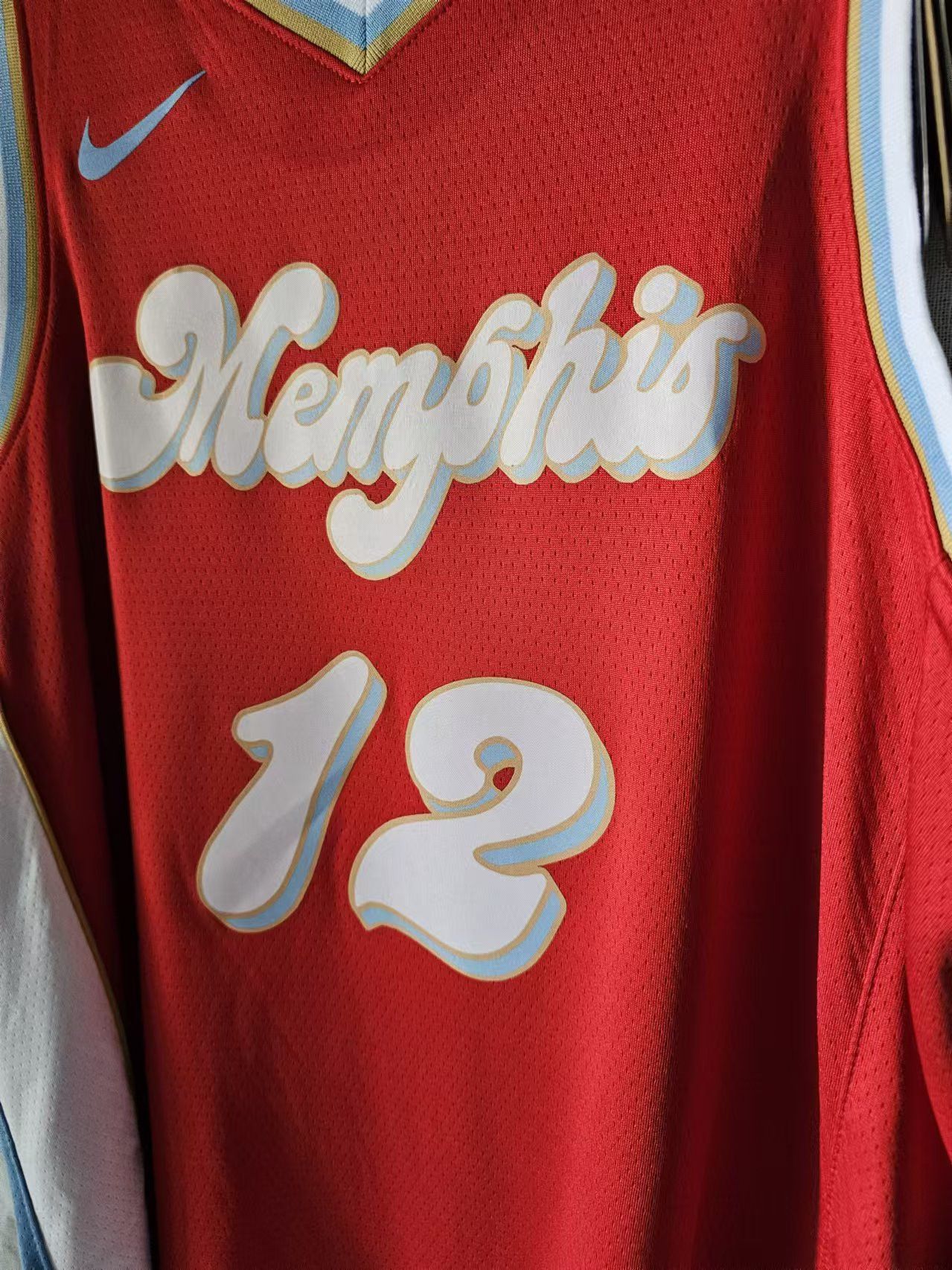 NBA Memphis Grizzlies 12 Ja Morant Jersey City Edition Size US L / EU 52-54 / 3 - 3 Thumbnail