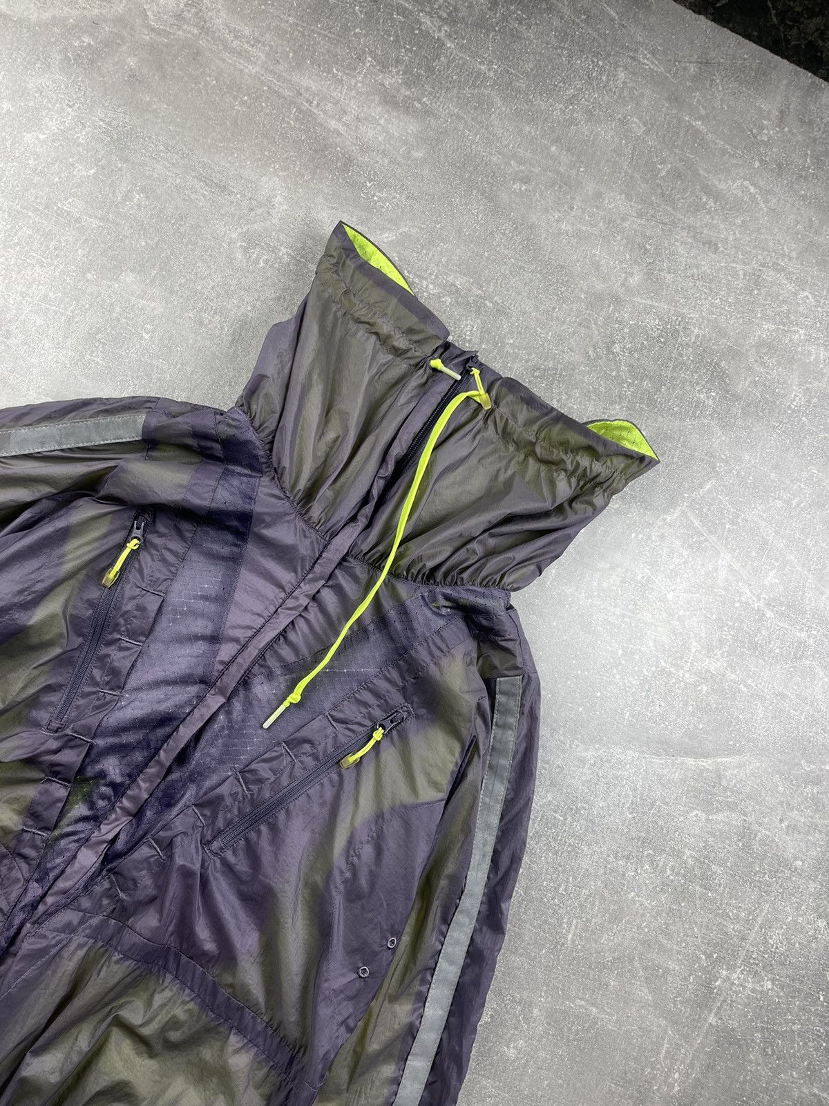 Adidas Adidas by Stella McCartney Sheer Nylon Windbreaker Jacket Size XS / US 0-2 / IT 36-38 - 5 Thumbnail