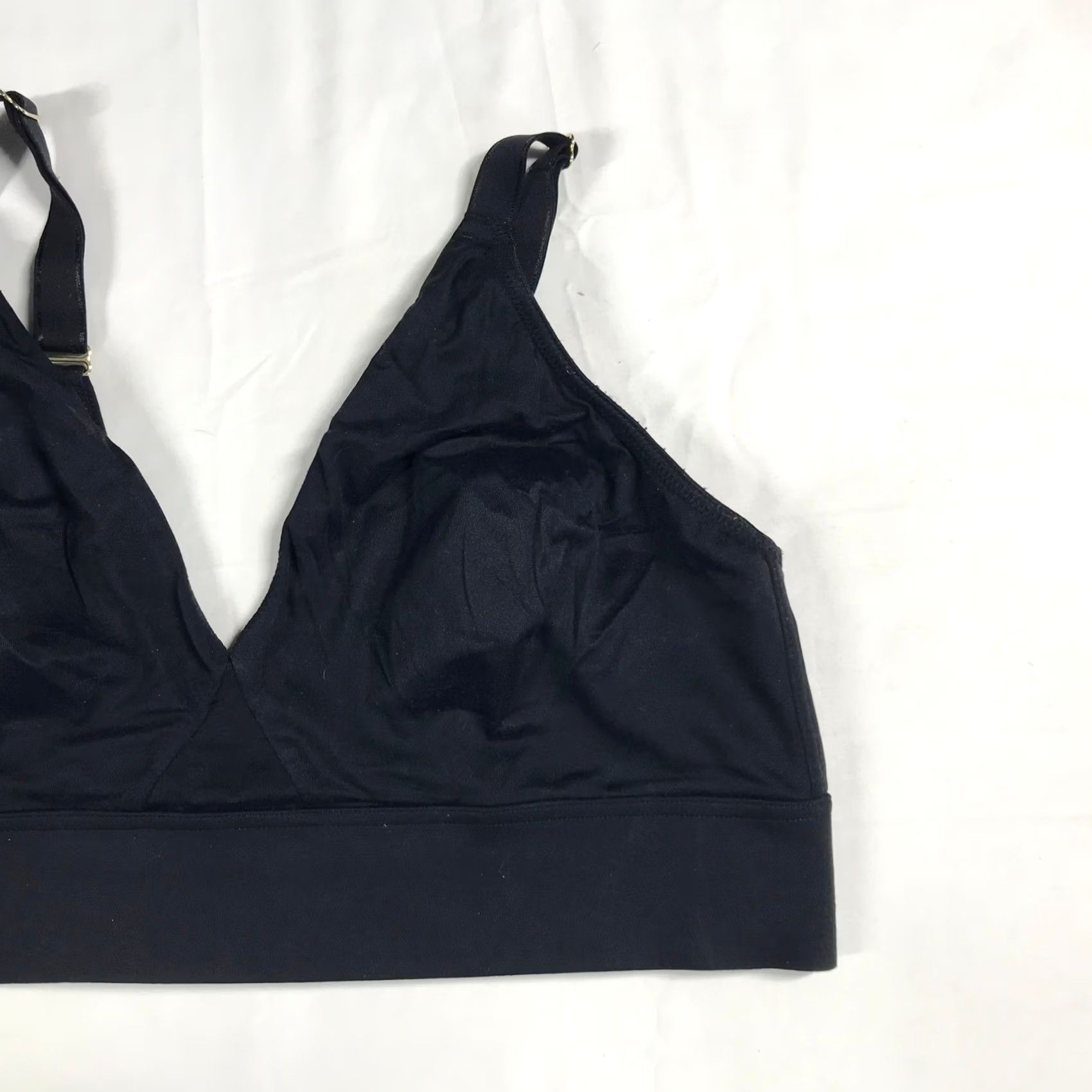 Vintage Soma Embraceable Wireless Unlined Tailored Bralette Black XXL 112305 Size ONE SIZE - 3 Thumbnail