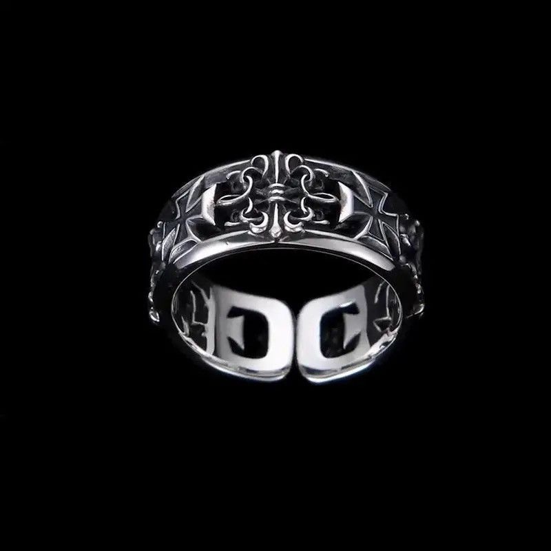 Jewelry × Vintage New retro cross hip-hop punk style niche opening ring Size ONE SIZE - 3 Thumbnail