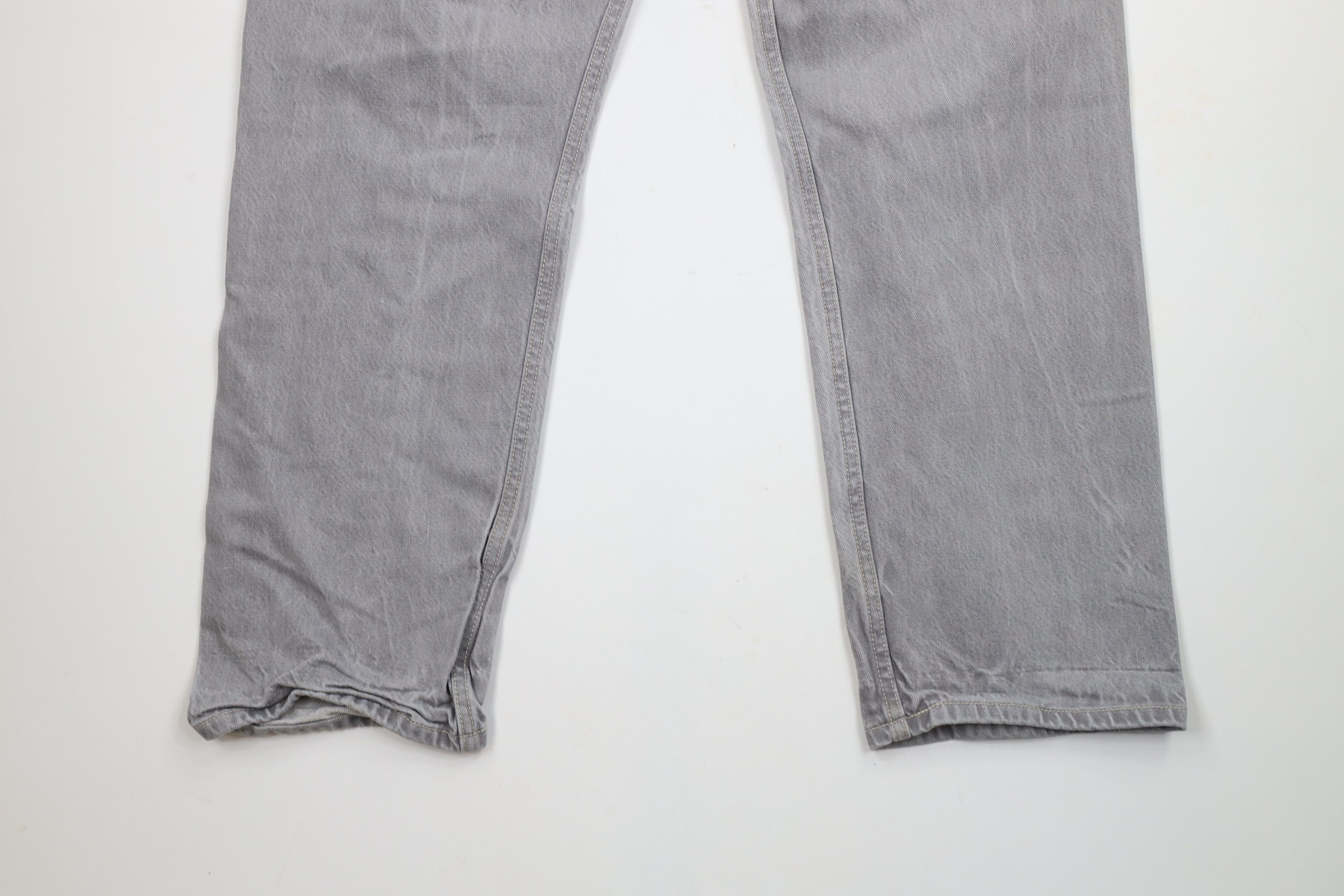 Levi's × Vintage Vintage Y2K Levis 501xx Button Fly Original Fit Jeans Gray Size US 36 / EU 52 - 12 Thumbnail