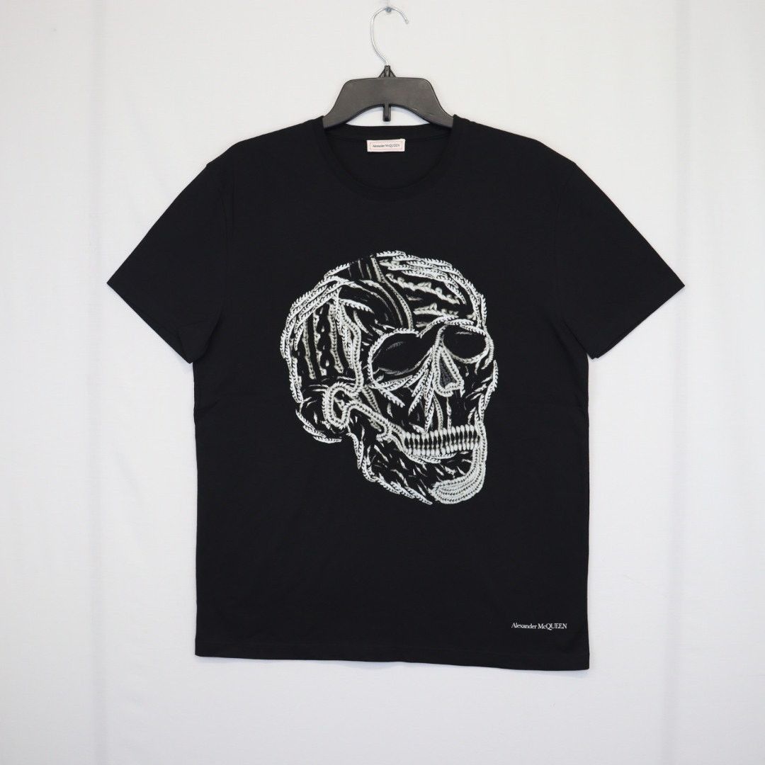 Alexander McQueen o1rshd1 ***Defective / T-Shirt in Black Size US S / EU 44-46 / 1 - 1 Thumbnail