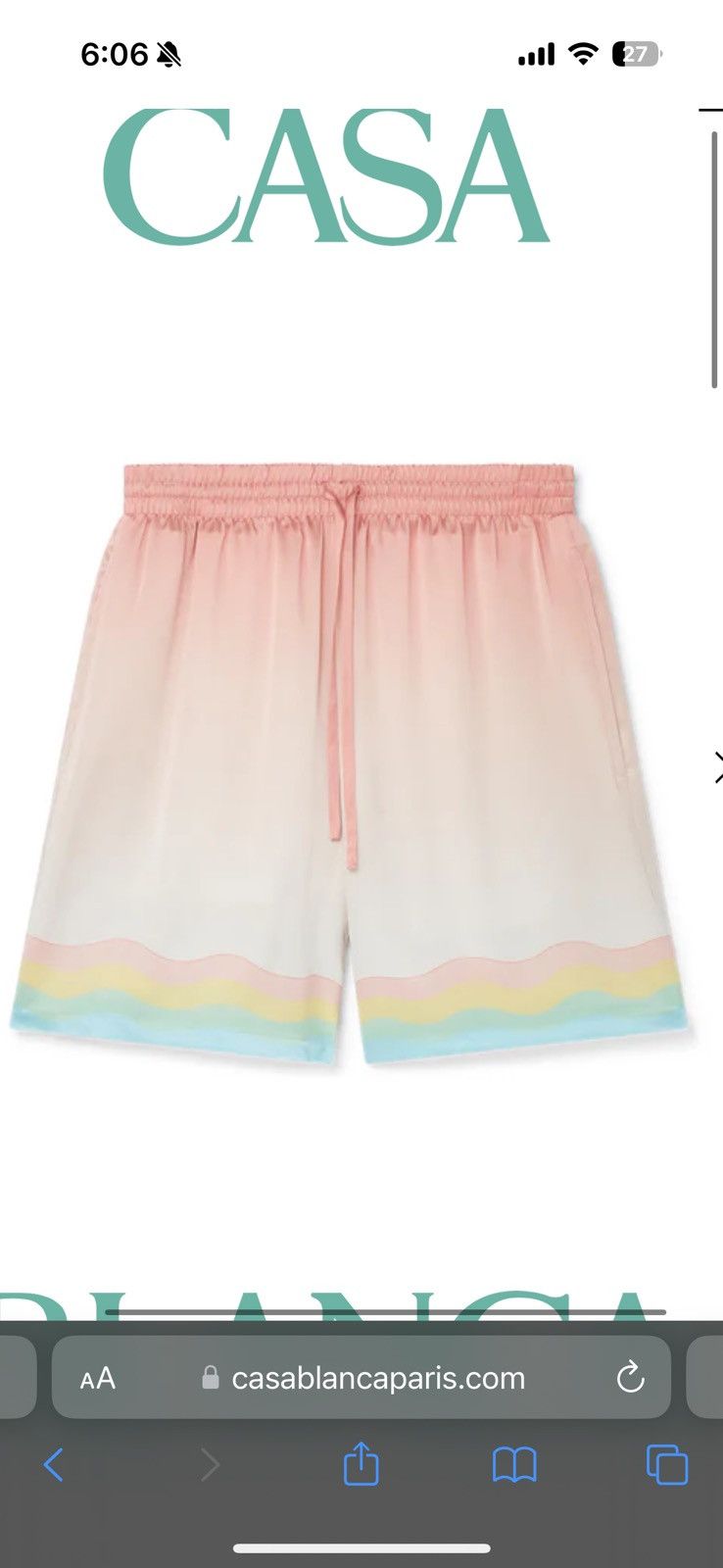 Casablanca New CasaBlanca silk shorts Size US 40 / EU 56 - 1 Thumbnail