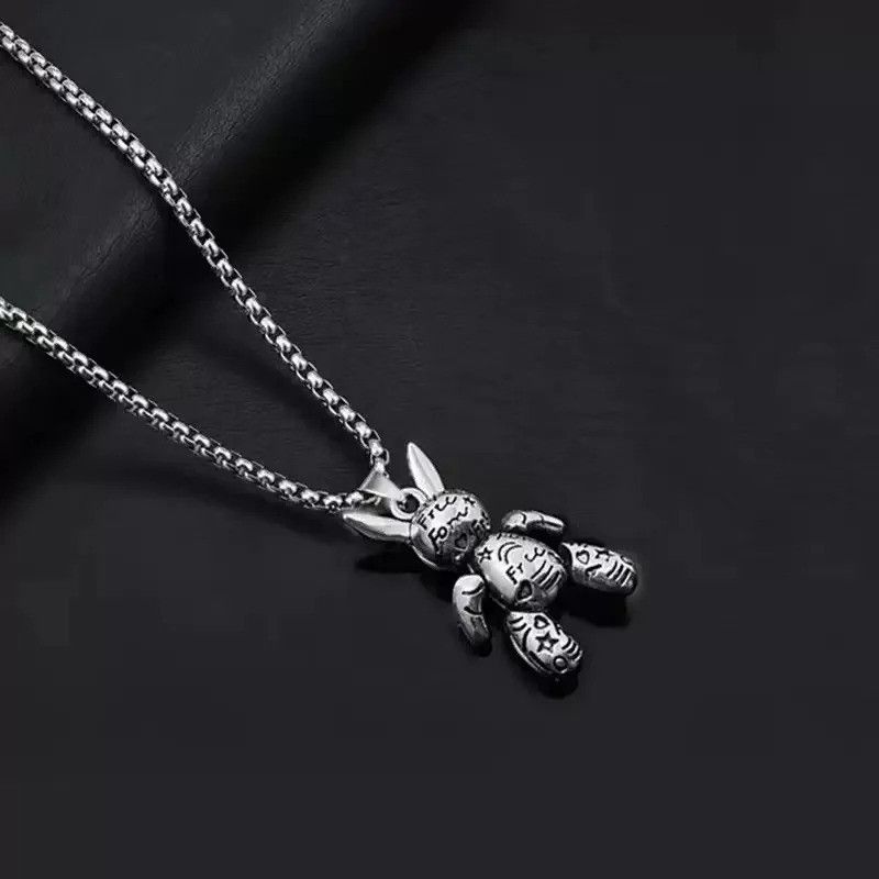 Vintage rabbit Pendant Necklace Size ONE SIZE - 1 Thumbnail