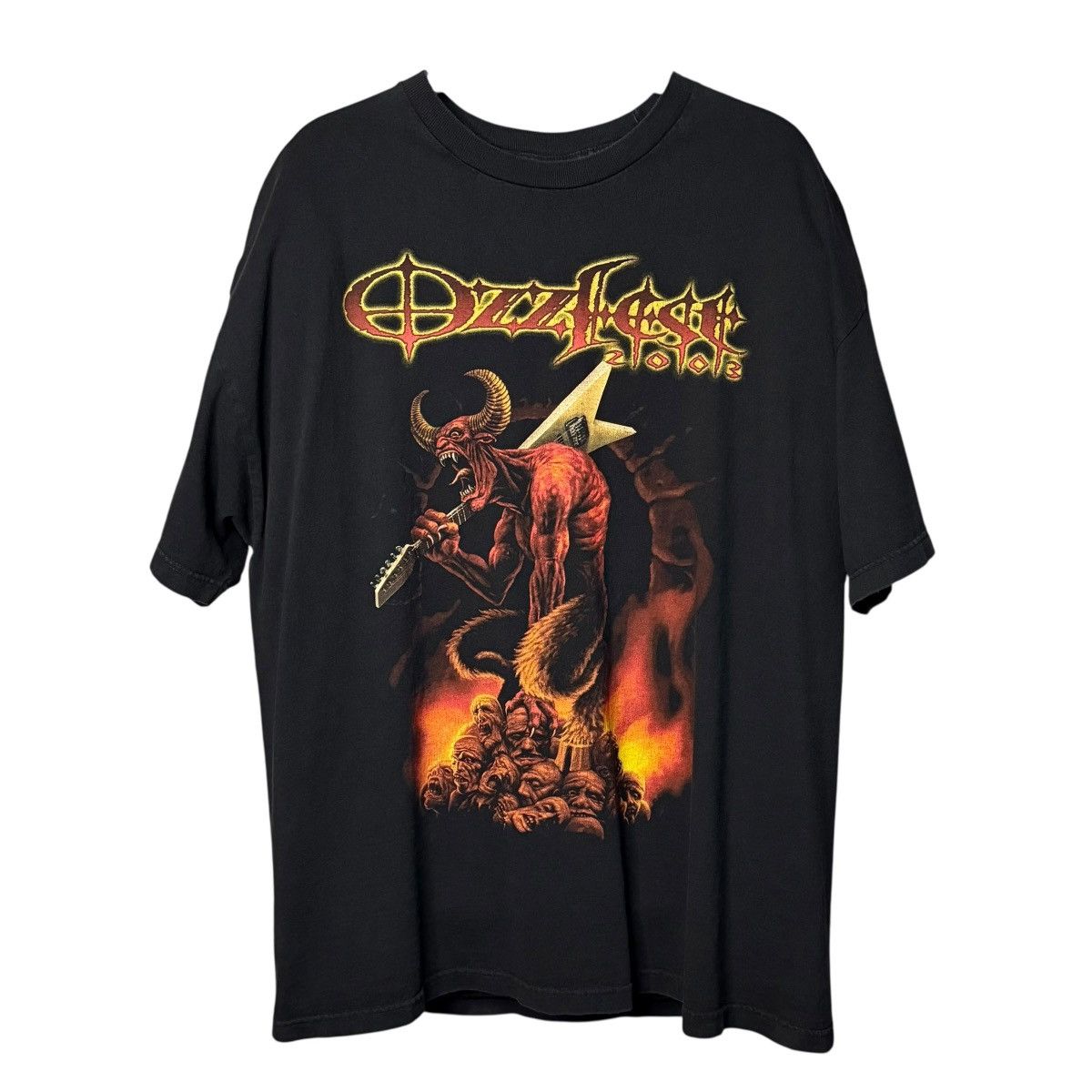 Band Tees Vintage 2003 Ozzfest Heavy Metal Band T-Shirt Size XXL, Rare Size US XXL / EU 58 / 5 - 1 Thumbnail