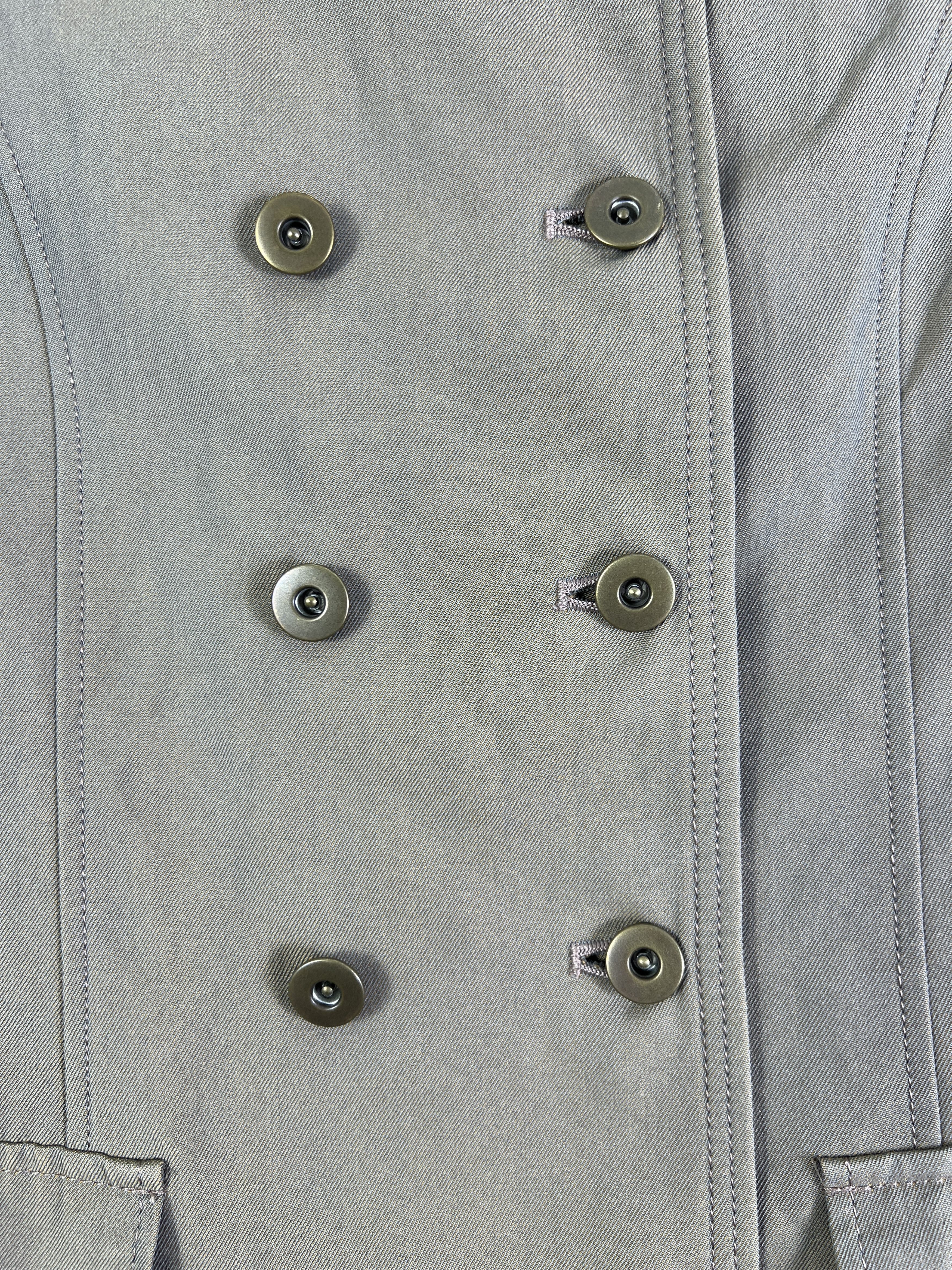 Japanese Brand Peyton Place Beige Trench Coat (9) GTMP298 Size US S / EU 44-46 / 1 - 4 Thumbnail