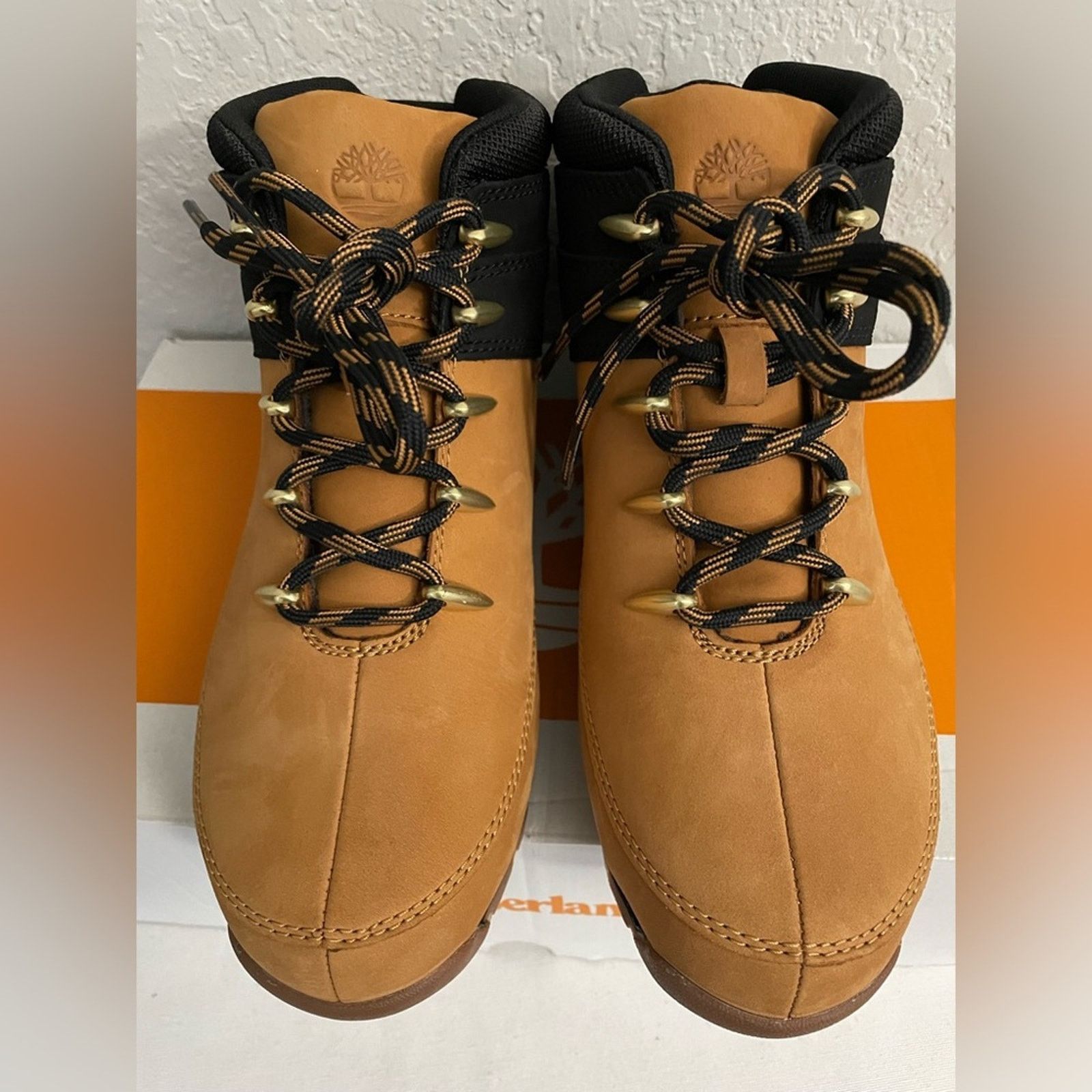 Timberland Timberland Euro Sprint Mid Lace Hiking Boot Nubuck Men 8 Size US 8 / EU 41 - 2 Thumbnail