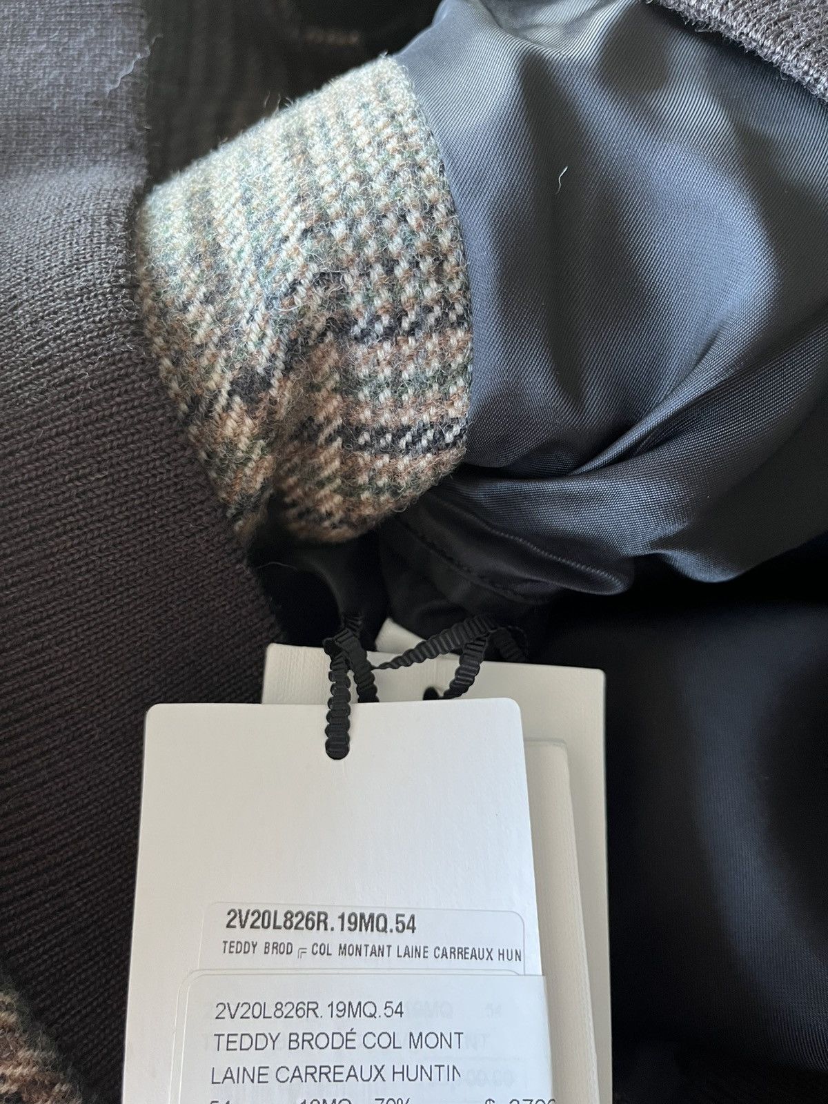 Celine × Hedi Slimane $5k Value Super Runway Celine Hedi Slimane Studded Teddy Size US XL / EU 56 / 4 - 14 Thumbnail