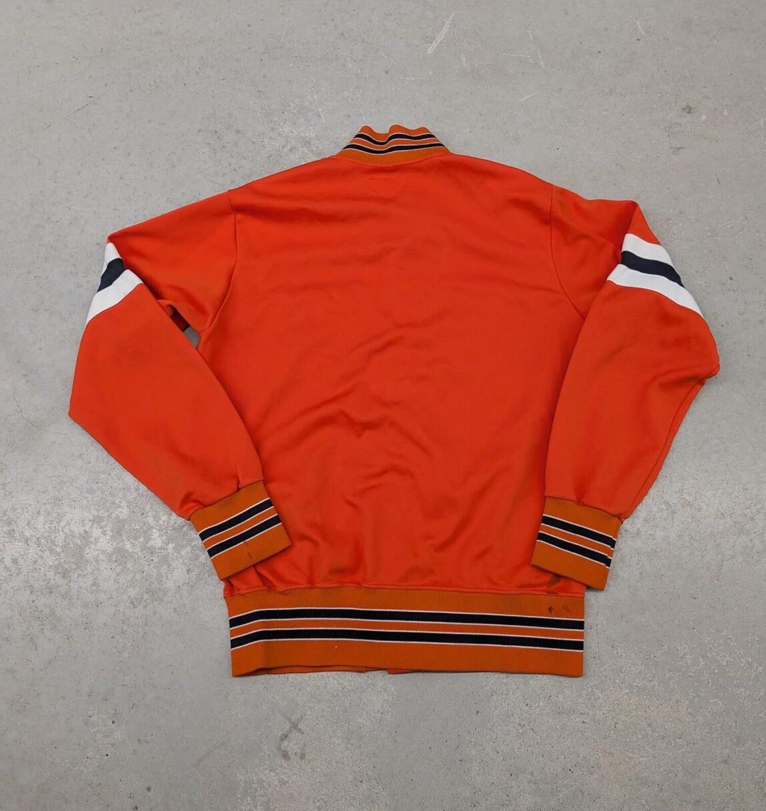 Wilson Vintage 70s Wilson Orange Jackets Made in USA Track Jacket Size US M / EU 48-50 / 2 - 2 Thumbnail