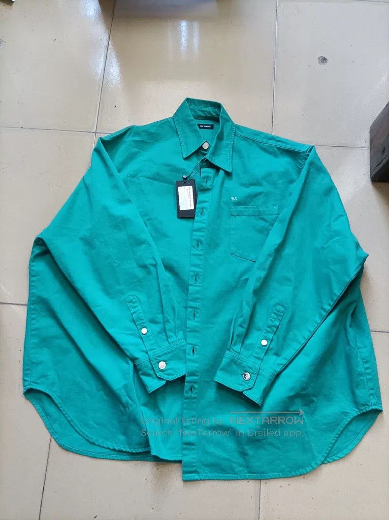 Raf Simons Raf Simons Loose-fitting denim shirt Size US S / EU 44-46 / 1 - 1 Thumbnail