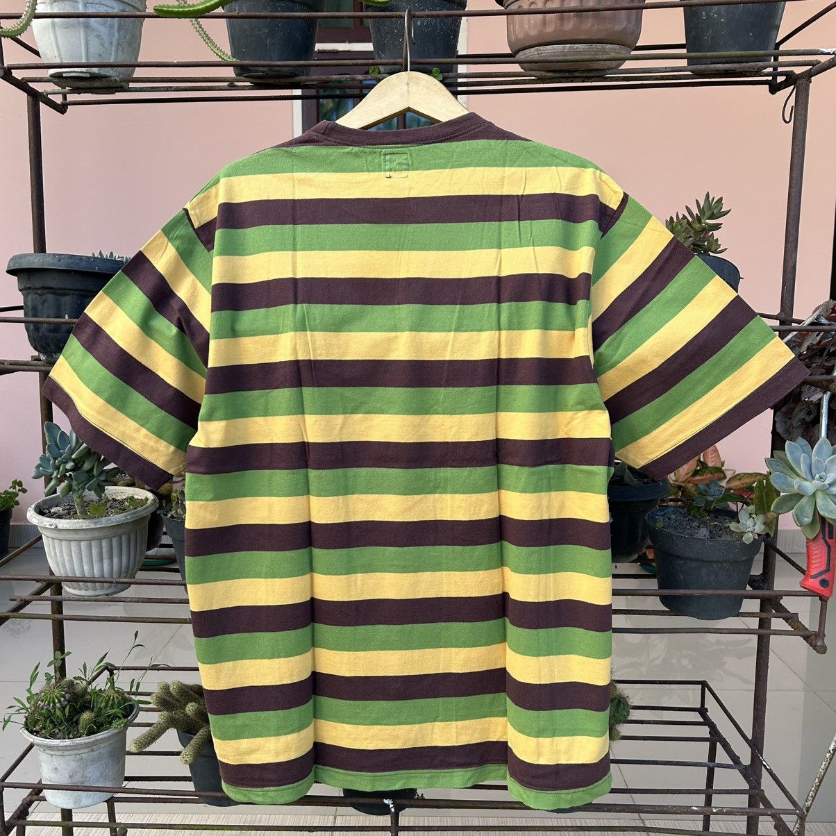 Stussy Vintage Tshirt Stussy Stripe Art Reggae Size US XL / EU 56 / 4 - 11 Thumbnail