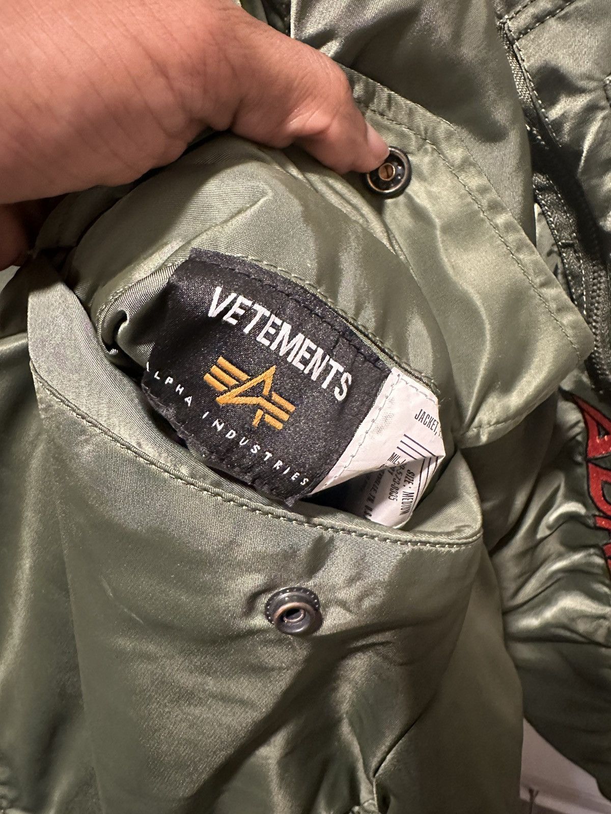 Vetements Green Vetements Racing Varsity Bomber Size US M / EU 48-50 / 2 - 5 Thumbnail