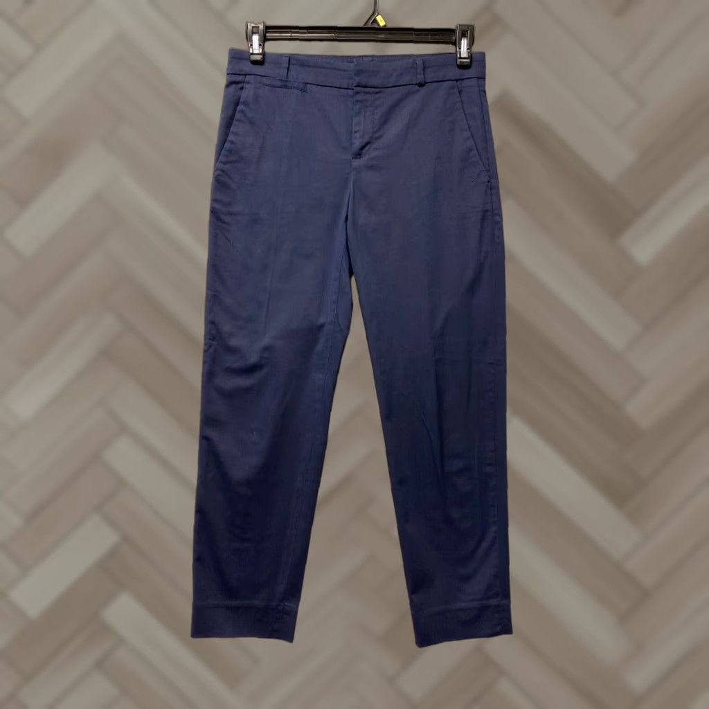 Banana Republic VINTAGE Banana Republic Women Pants Avalon Size 2 Ankle Wool Blue 2000s Size 26" / US 2 / IT 38 - 1 Thumbnail