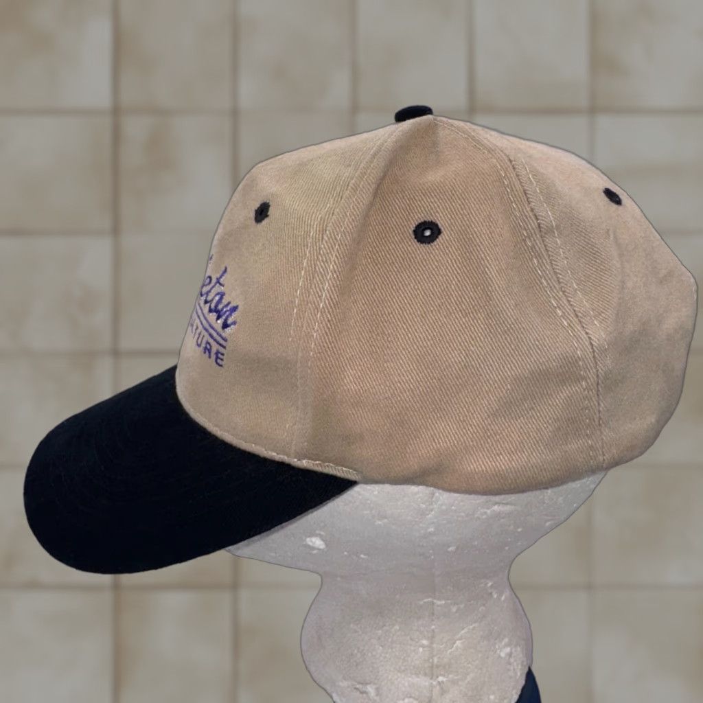 Vintage VINTAGE Tarleton Agricultural Carlton State University Nissin Cap Hat Baseball Beige Adjustable Canvas Cotton Men Logo Cap Size ONE SIZE - 1 Thumbnail