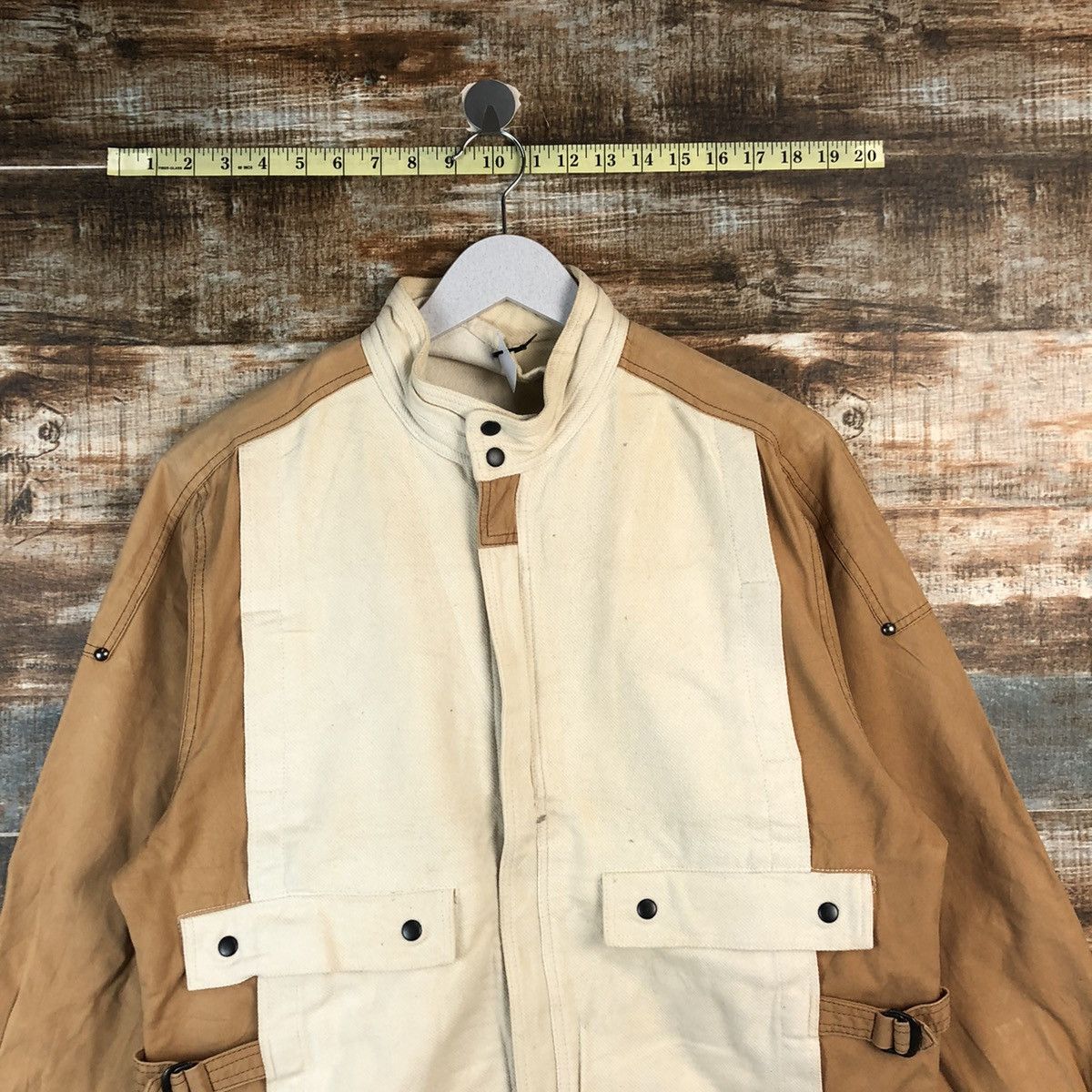 DC DC Brown vintage Bombers Jacket #A2200 Size US M / EU 48-50 / 2 - 2 Thumbnail