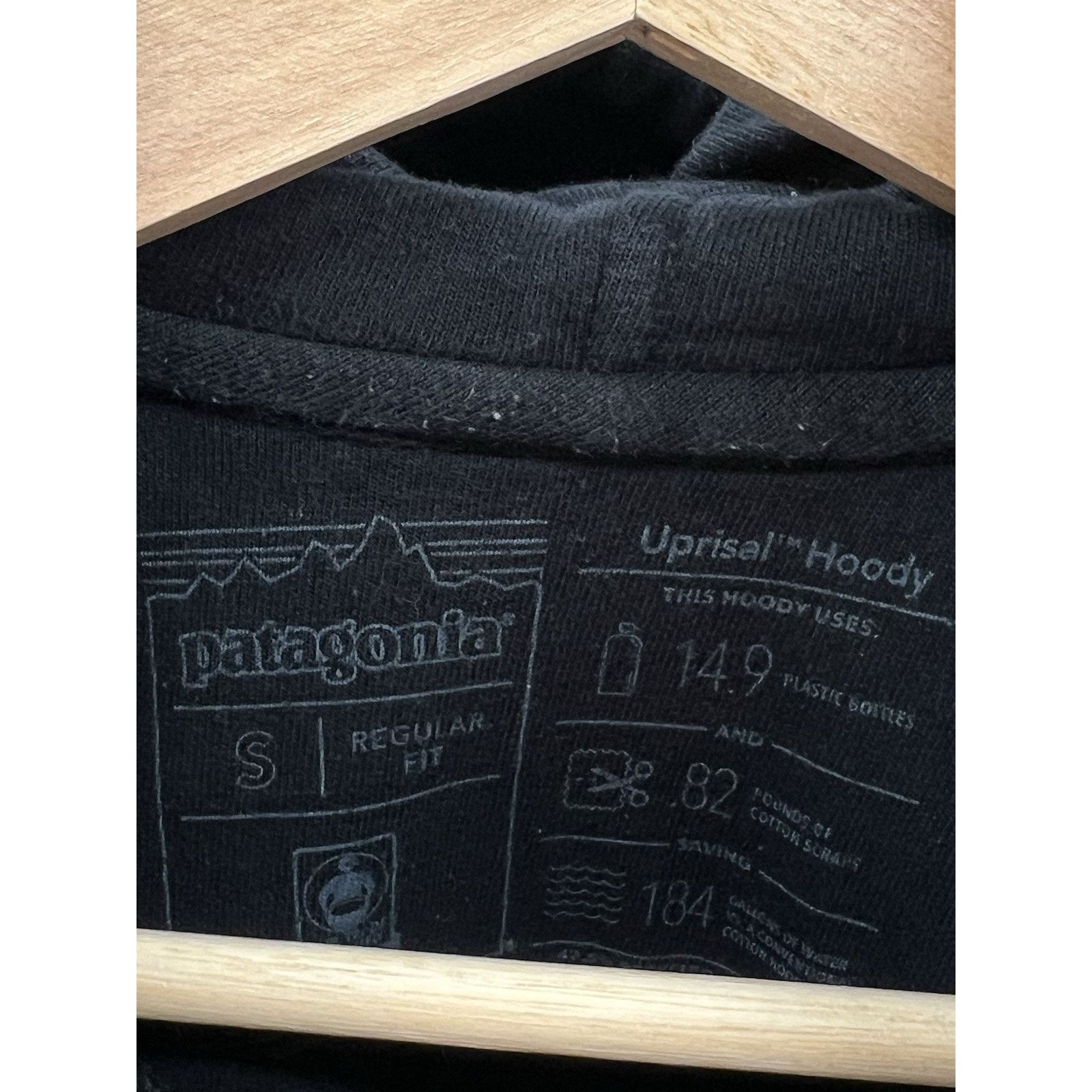 Patagonia Patagonia Uprisal Hoodie Black Size Small Regular Pre-owned Size US S / EU 44-46 / 1 - 3 Thumbnail