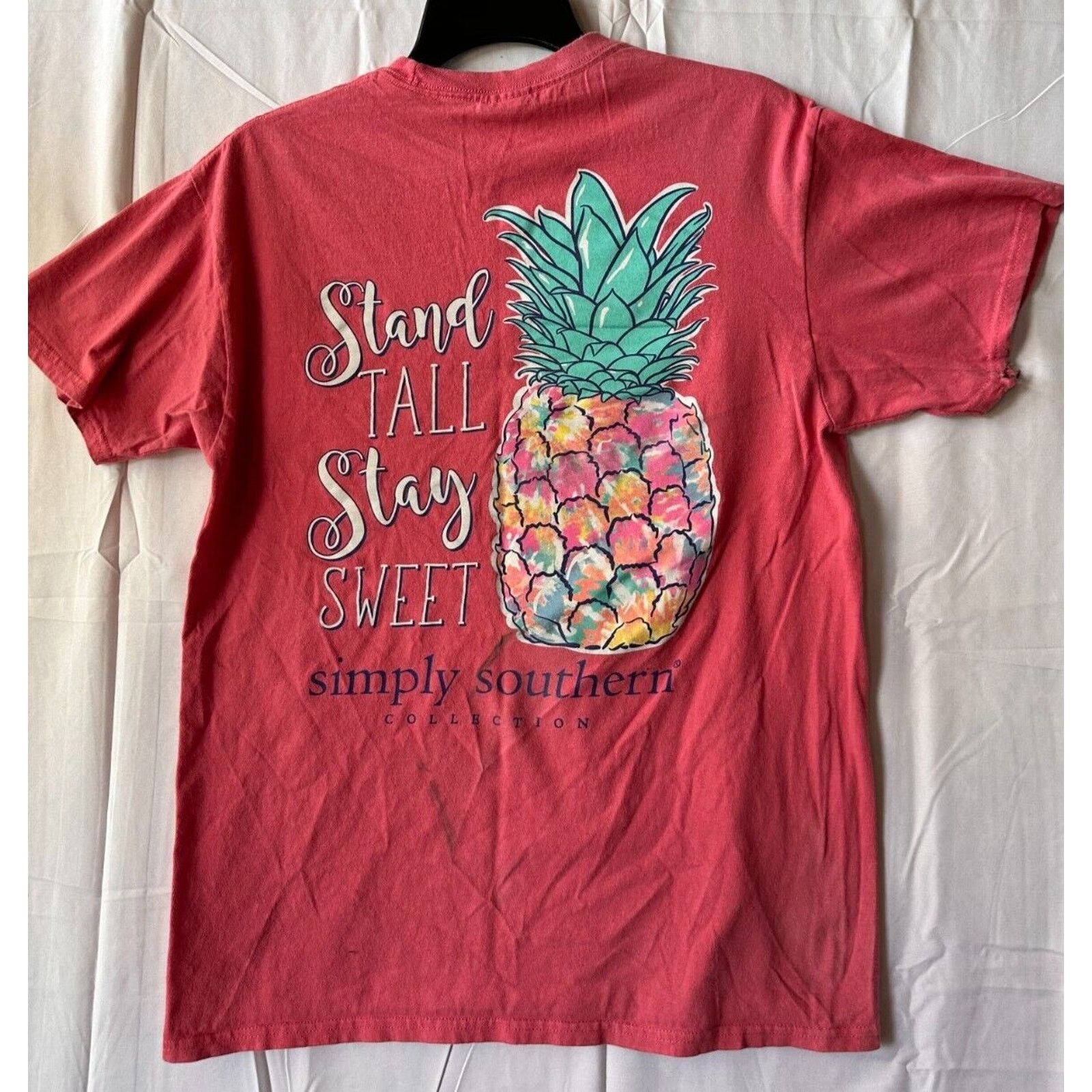 Other SIMPLY SOUTHERN "Stand Tall Stay Sweet" Pineapple Med TEE Size M / US 6-8 / IT 42-44 - 1 Thumbnail