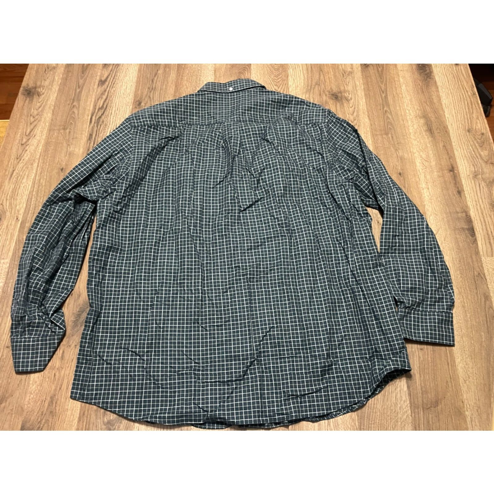 Vintage Duluth Shirt Mens XL Green White Plaid Button Up Long Sleeve Size US XL / EU 56 / 4 - 2 Thumbnail
