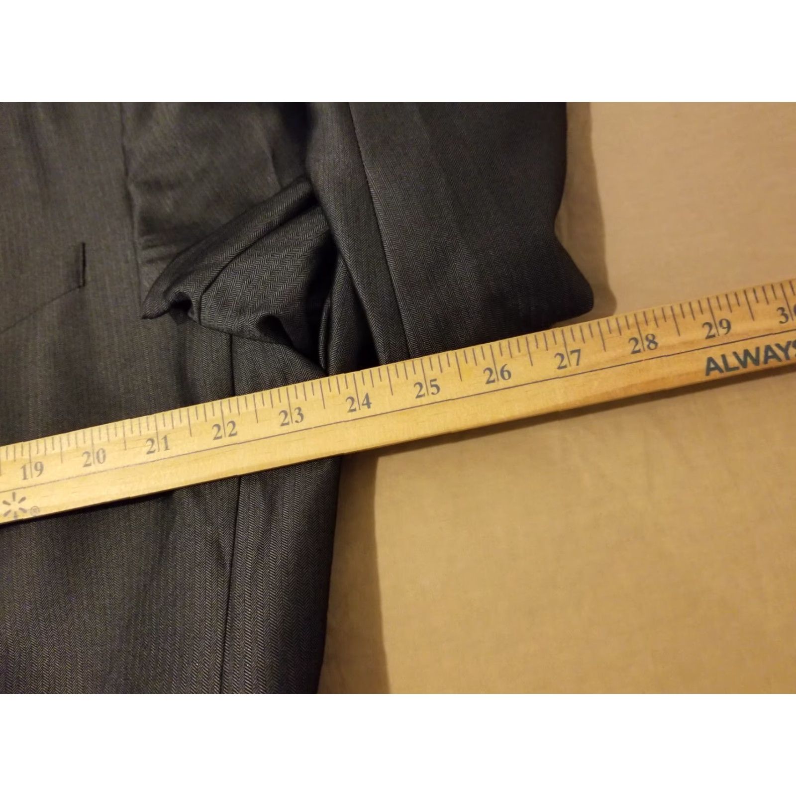 Calvin Klein Calvin Klein Blazer 3-in-1 Jacket Mens Long 46L Gray Sports Jacket Coat Size 46R - 4 Thumbnail