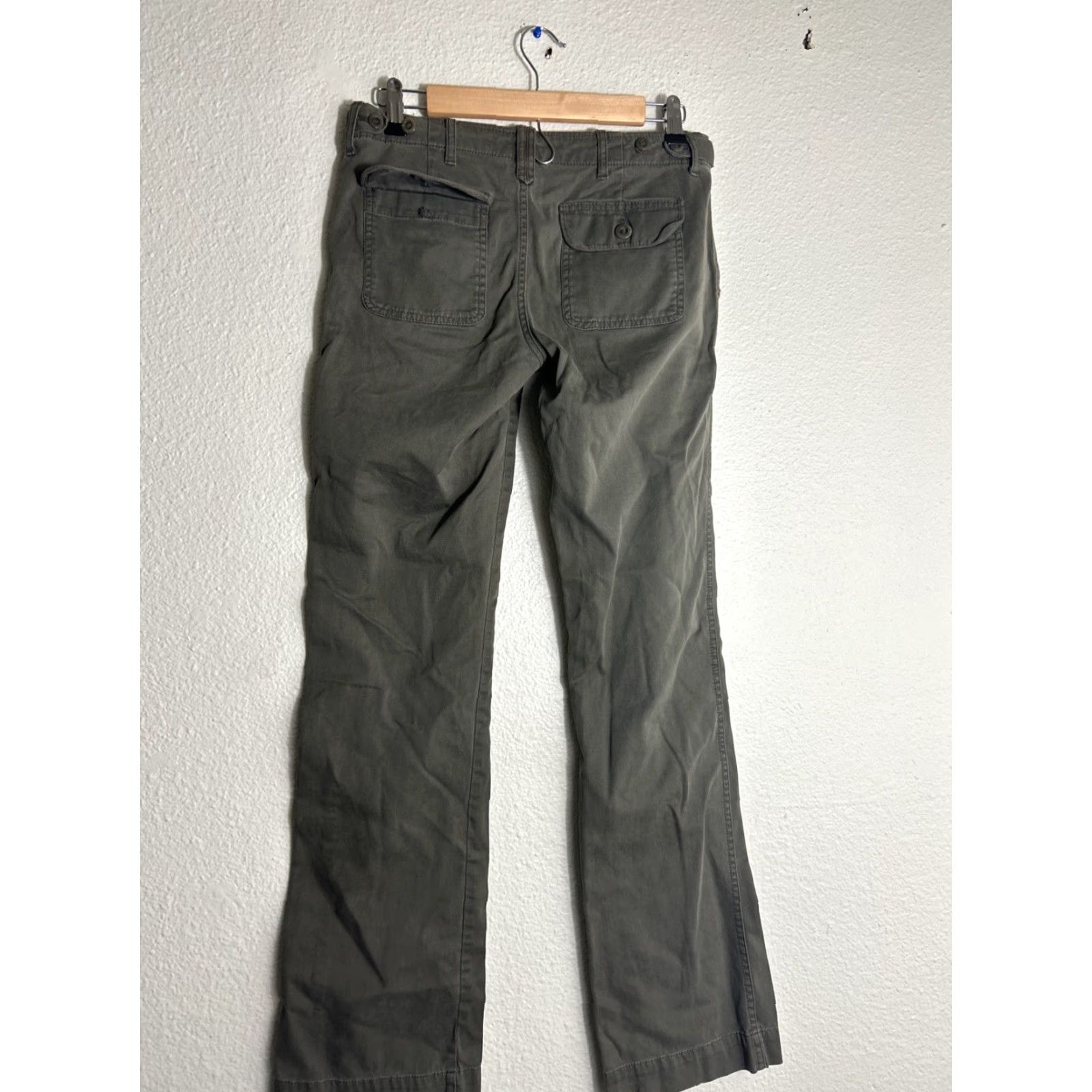 Banana Republic Banana Republic Utility Chino Pants Womens 0 Olive Green 30x31 Flaw Missing Button Back Pocket Button Flaw Size 25" / US 0 / IT 36 - 5 Thumbnail