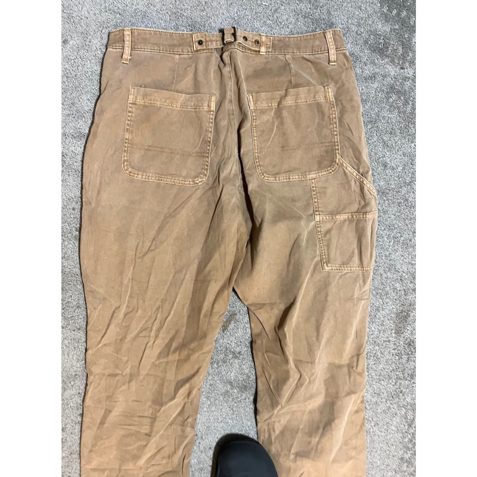 Old Navy Old Navy Pants Womens Size 12 Regular Khaki Chino Casual Y2k Size 34" / US 12 / IT 48 - 4 Thumbnail