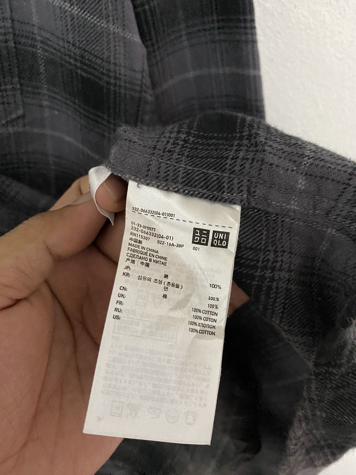 Japanese Brand × Uniqlo Japanese Brand Uniqlo Flannel Shirt Size US M / EU 48-50 / 2 - 5 Thumbnail