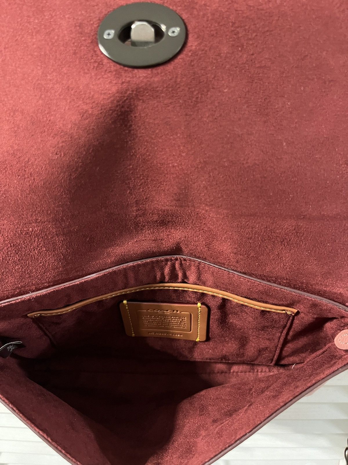 Coach × Designer × Vintage Bag COACH 1494 Pebble Leather Crosstown Size ONE SIZE - 14 Thumbnail