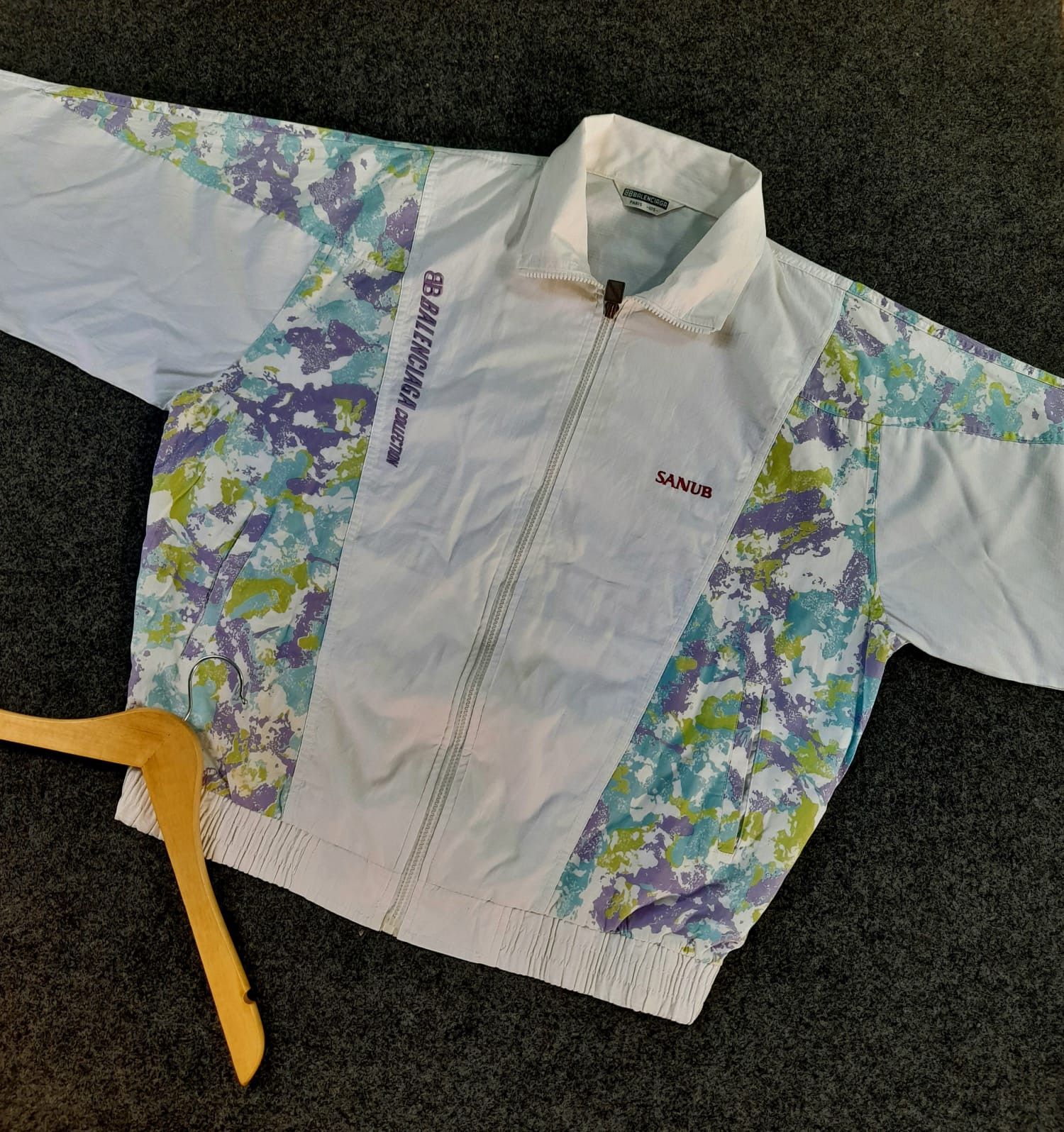 image of 90Ś Balenciaga Jacket X Jacket Balenciaga in White, Men's (Size Large)