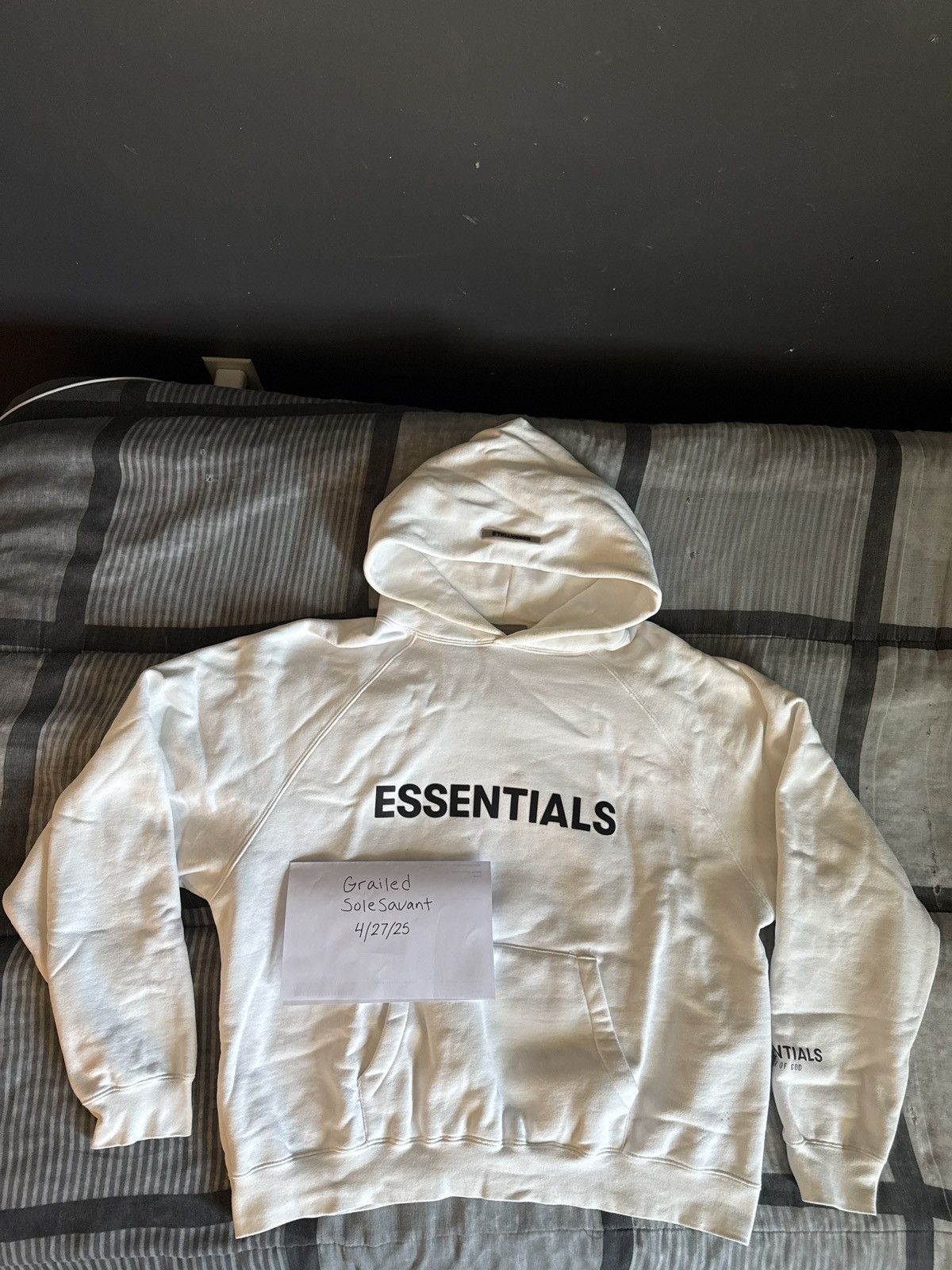 Essentials Fear Of God Essentials Hoodie White Size US S / EU 44-46 / 1 - 1 Thumbnail