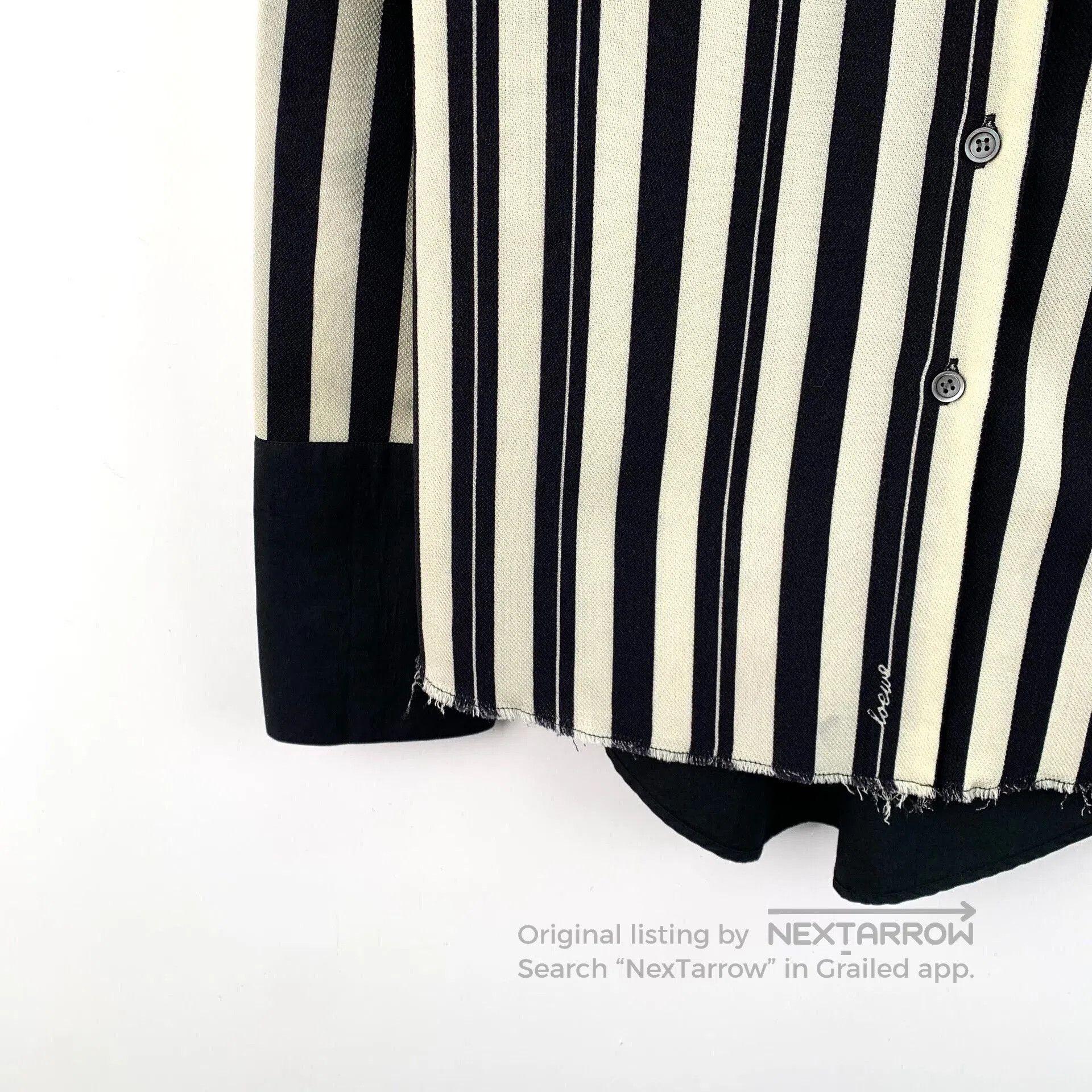 Loewe Loewe Colorblock Vertical Stripe Wool Shirt. Size US M / EU 48-50 / 2 - 4 Thumbnail