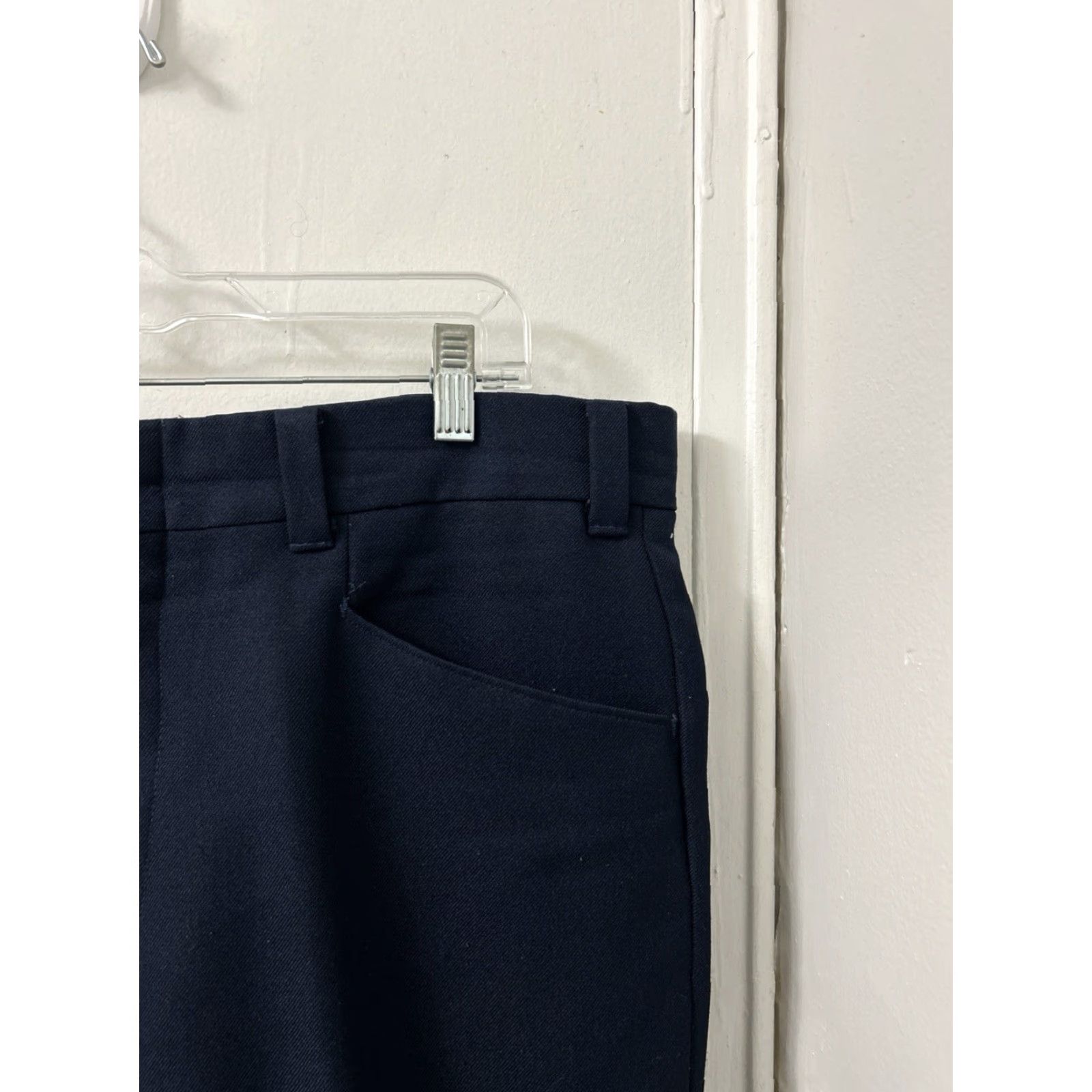 Levi's VINTAGE Levi's Panatela Pants Mens 39x30 Navy Blue Straight Leg Casual Trousers Size US 39 - 4 Thumbnail