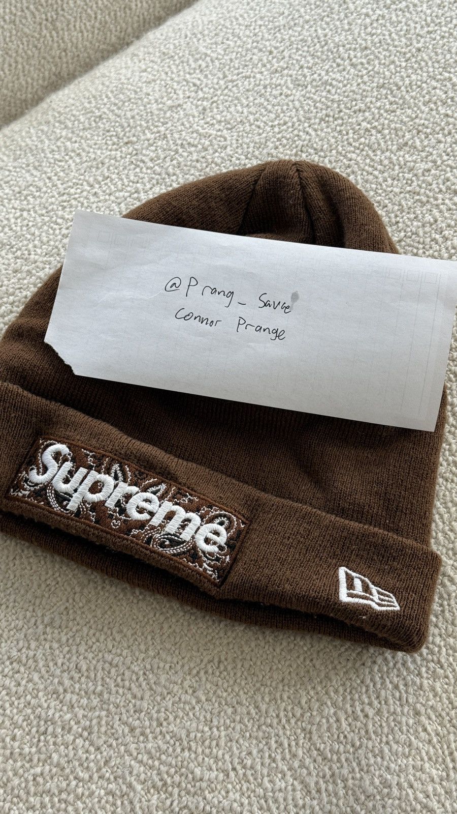 Supreme Supreme Paisley Box logo beanie Size ONE SIZE - 2 Thumbnail