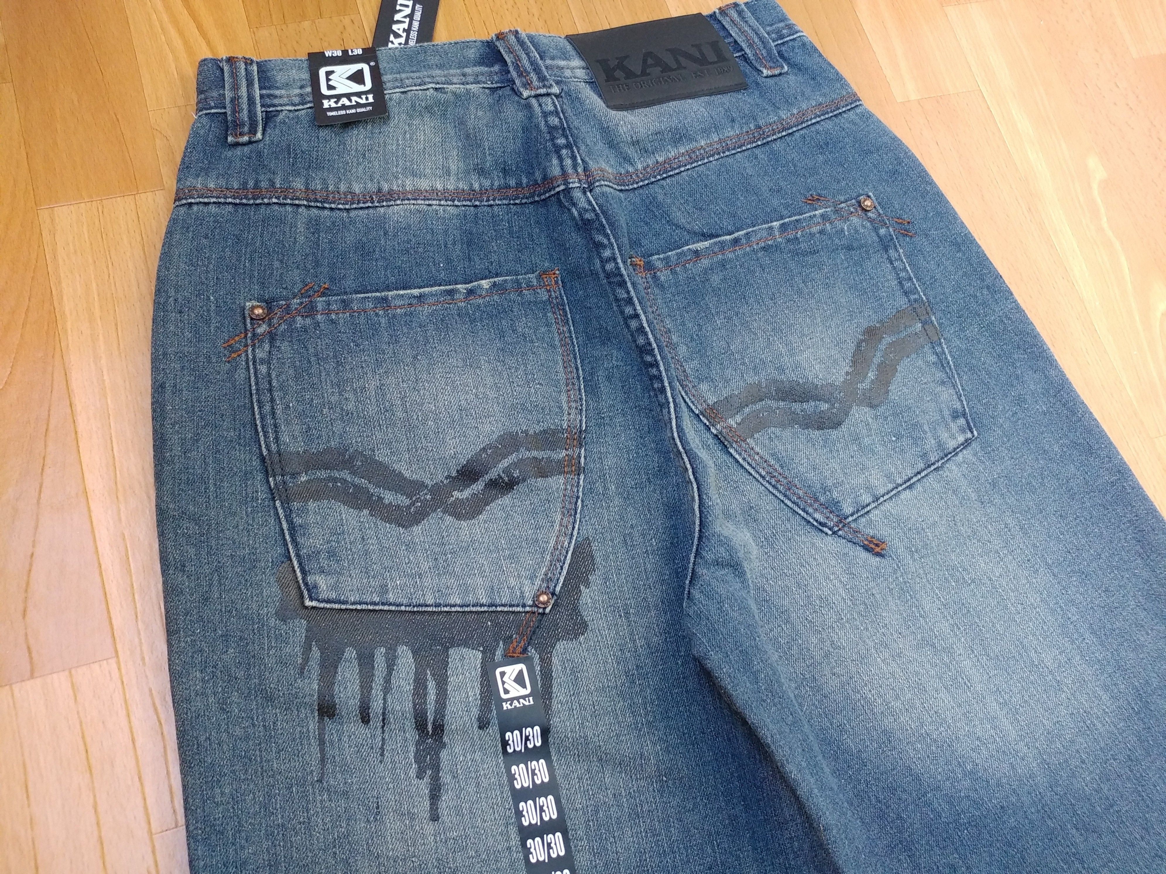 Karl Kani KARL KANI jeans, baggy, vintage Kani jeans, 90s hip hop W 30 Size US 30 / EU 46 - 12 Thumbnail