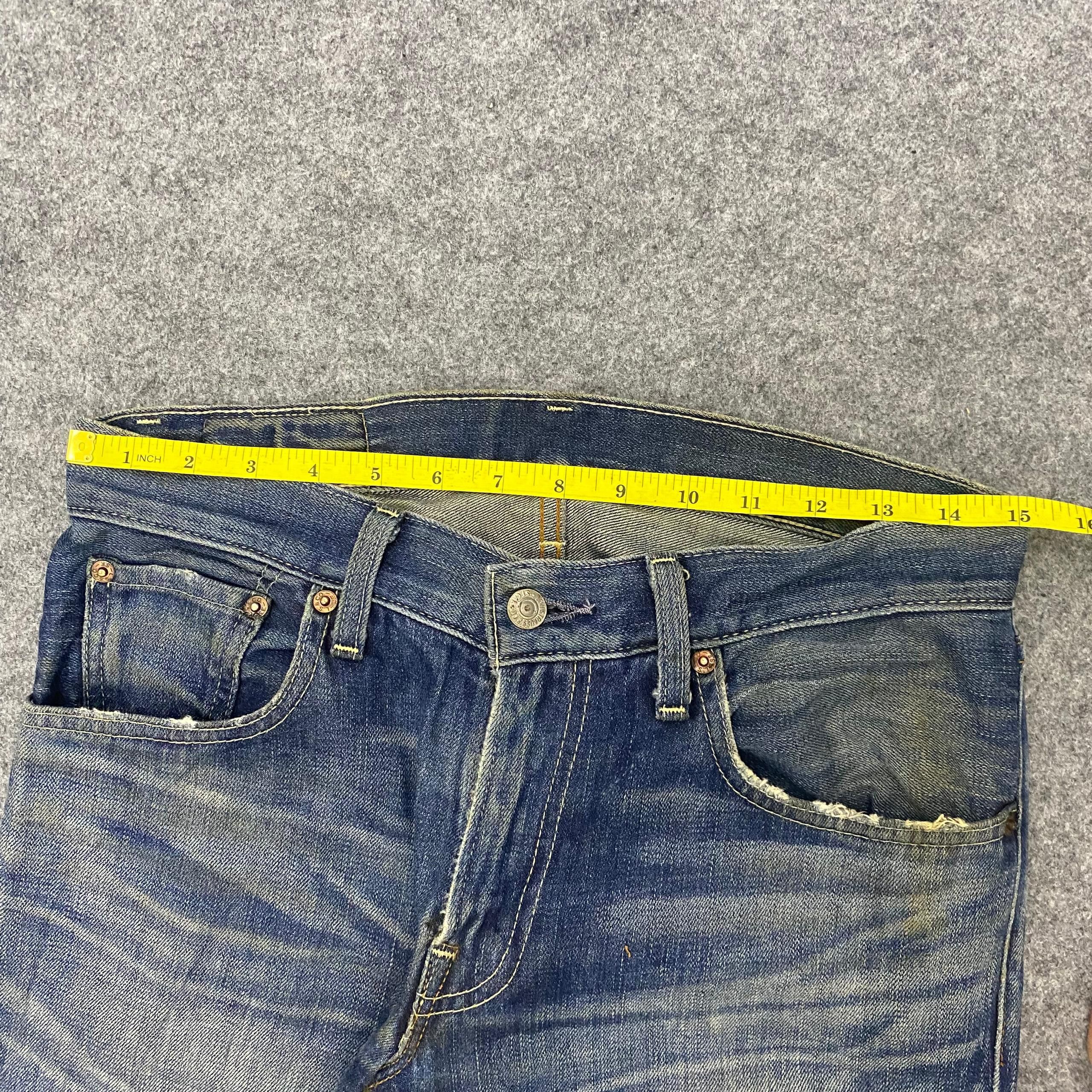 Levi's Vintage Levis 503 Distressed Denim Kurt Cobain Style Size US 30 / EU 46 - 4 Thumbnail