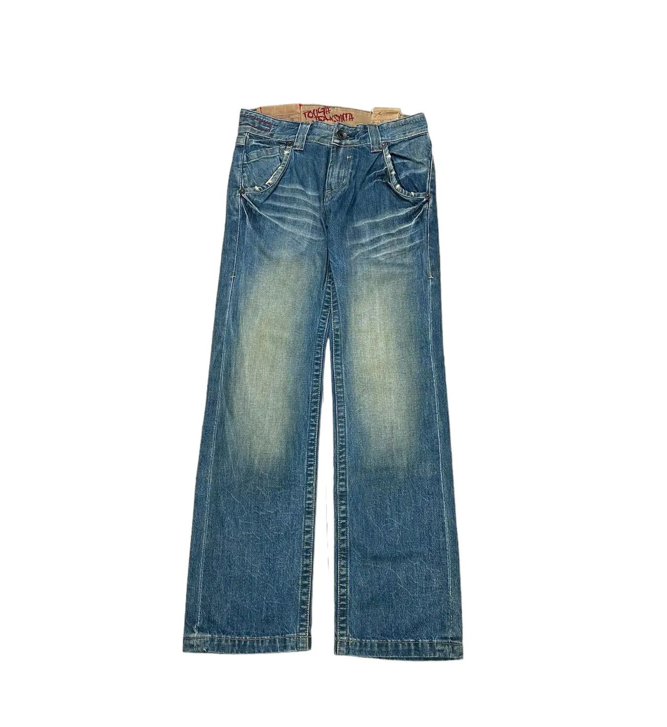 Japanese Brand Brand New Tough "Lockhart" distressed jeans Size US 30 / EU 46 - 1 Thumbnail