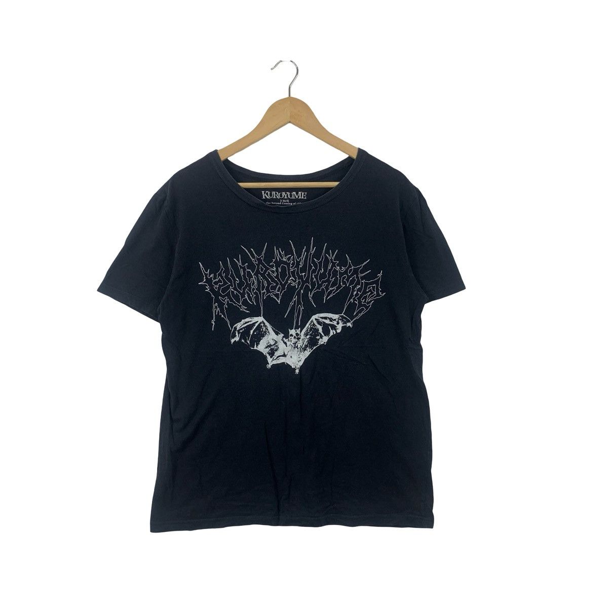 Band Tees Vintage KUROYUME METAL GRAPHIC Gothic Bat Print Style Size US M / EU 48-50 / 2 - 1 Thumbnail